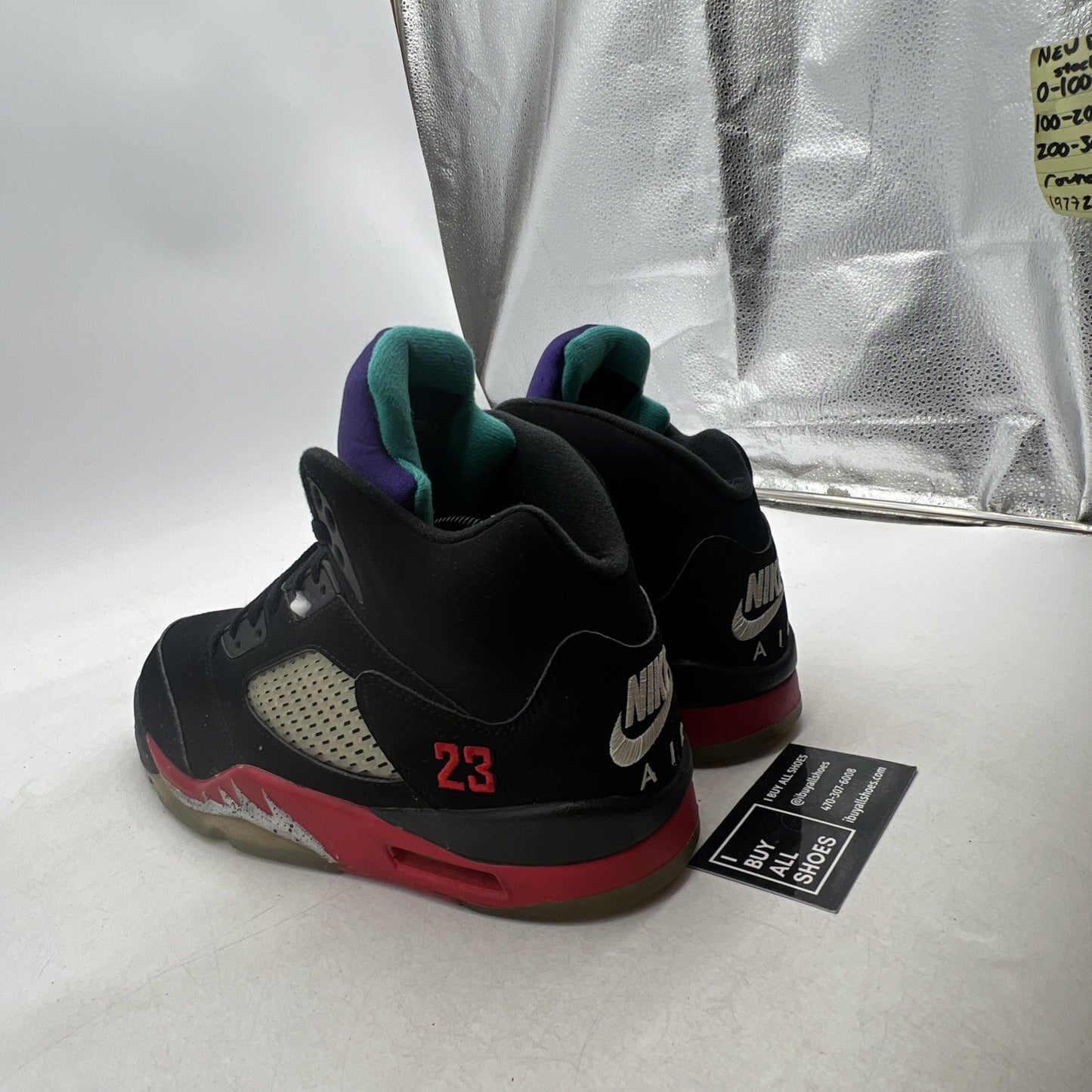 Size 9 - Air Jordan 5 Retro Top 3 Black 2020 (CZ1786-001)