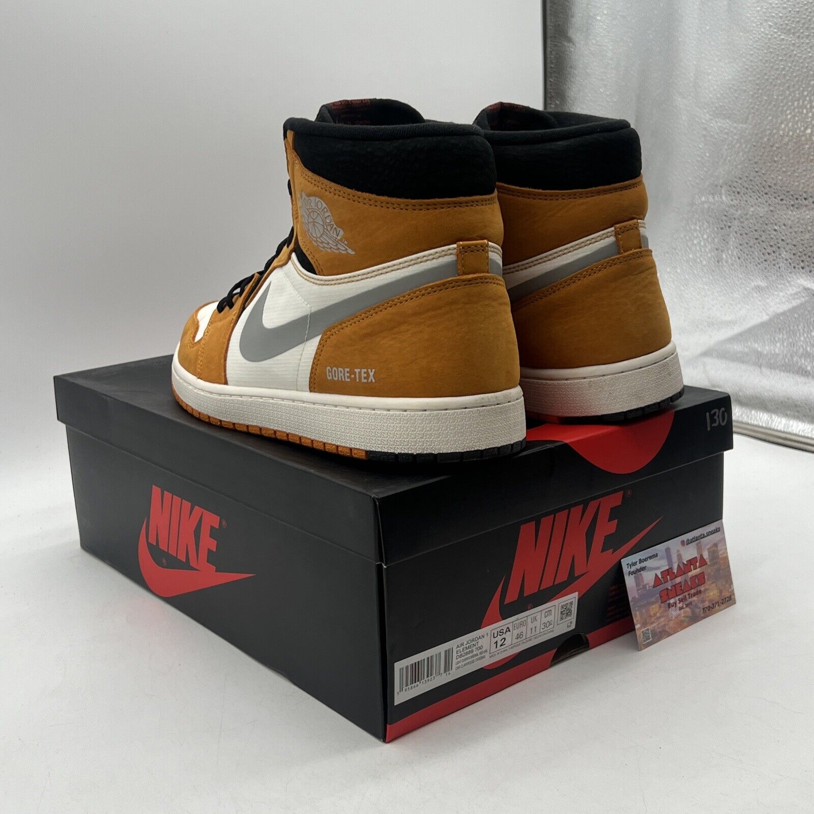 Size 12 - Air Jordan 1 Element GORE-TEX High Light Curry (DB2889-700)