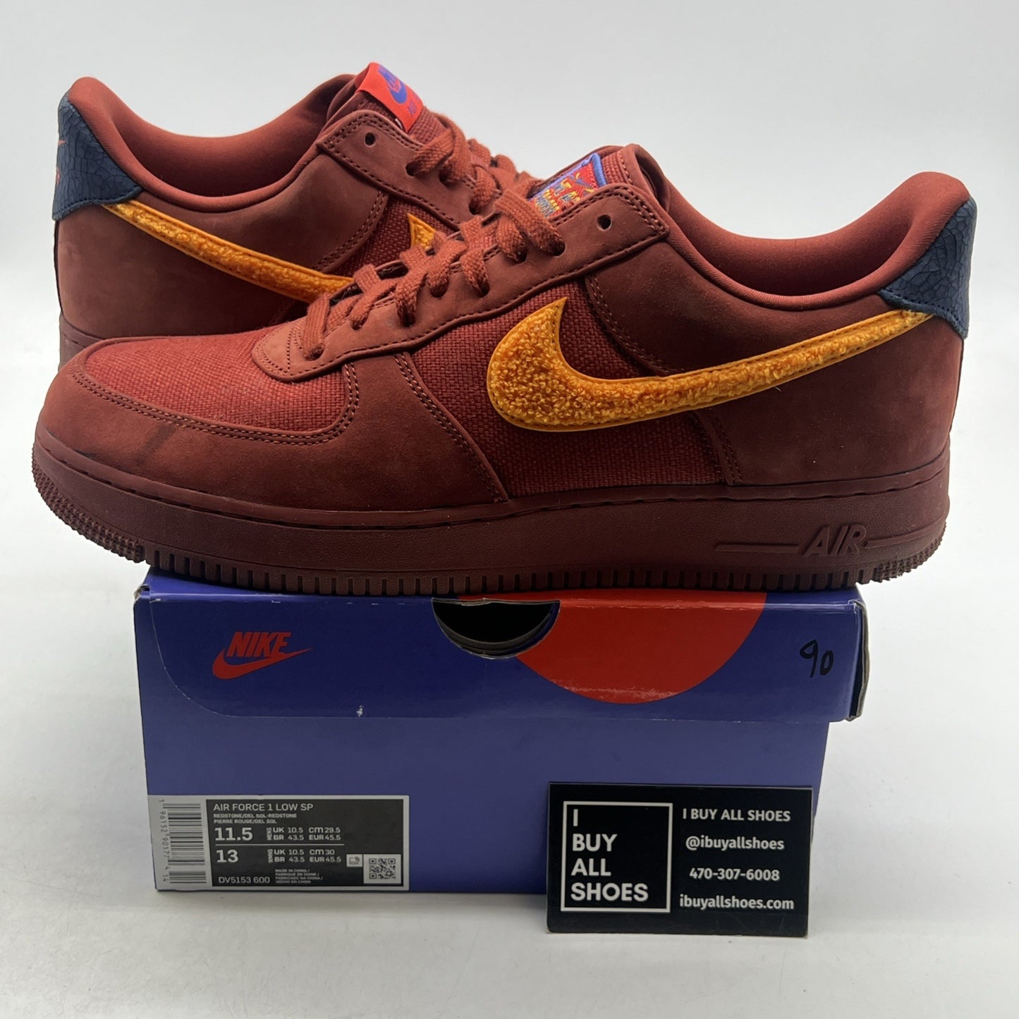 Size 11.5 - Nike Air Force 1 Low La Familia (DV5153-600)