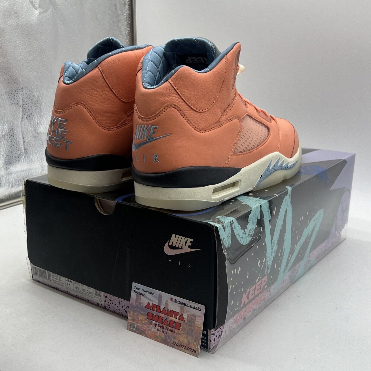 Size 11 - Jordan 5 Retro x DJ Khaled Mid We The Best - Crimson Bliss DV4982-641