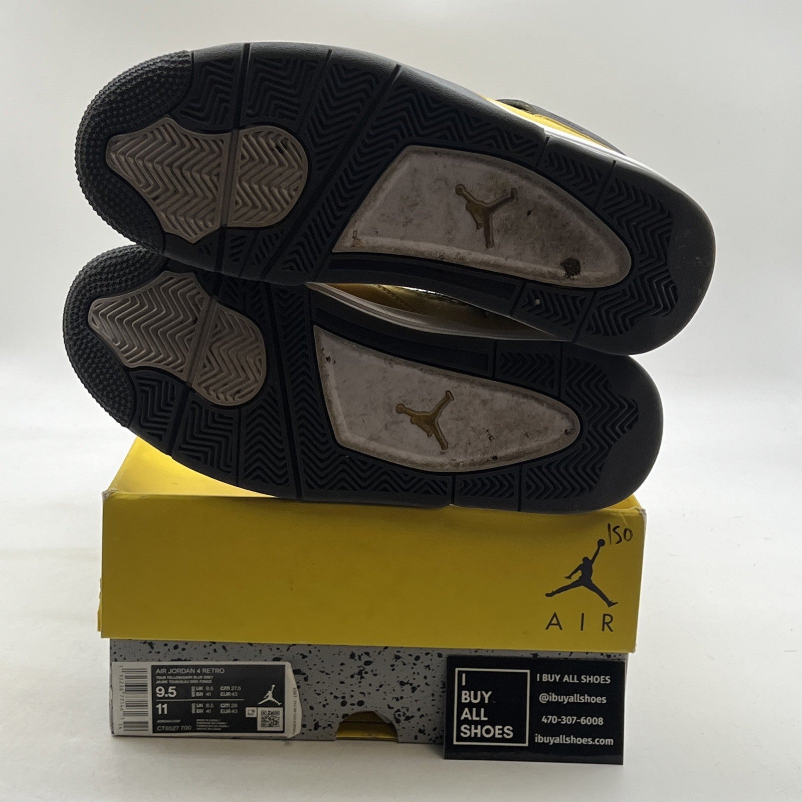 Size 9.5 - Air Jordan 4 Retro Mid Lightning (CT8527-700)