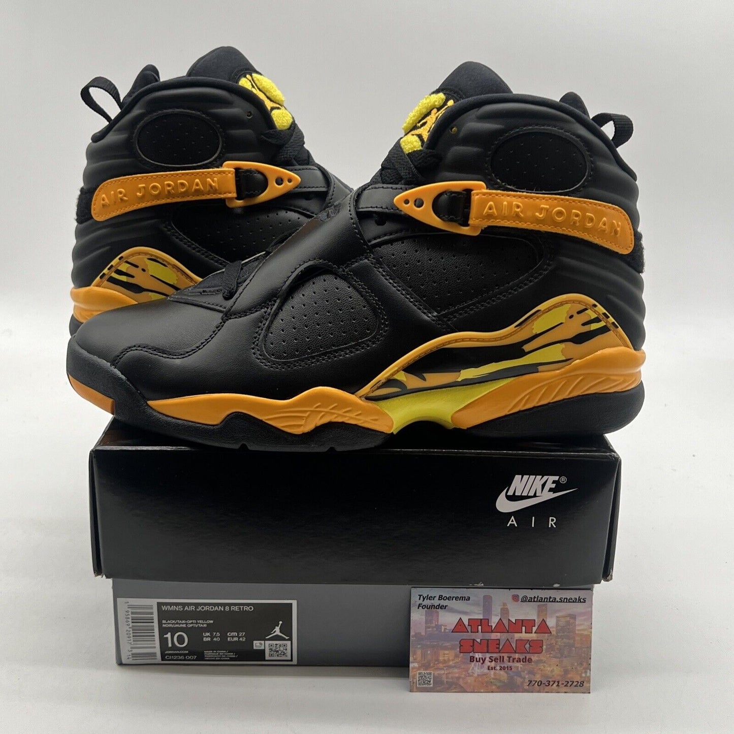 Size 10W - Air Jordan 8 Retro Taxi (CI1236-007)