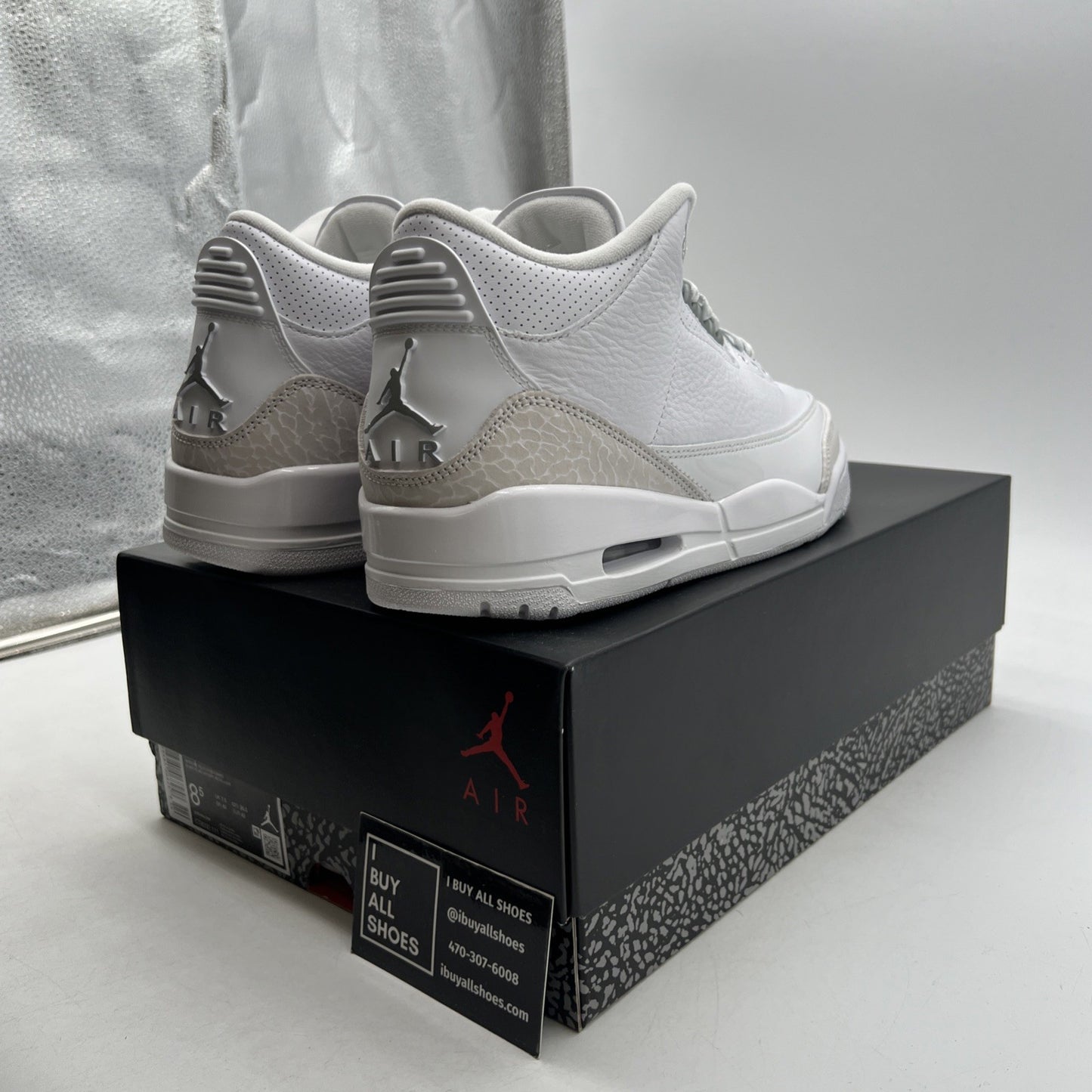 Size 8.5 - Air Jordan 3 Retro 2025 Pure Money (CT8532-111)