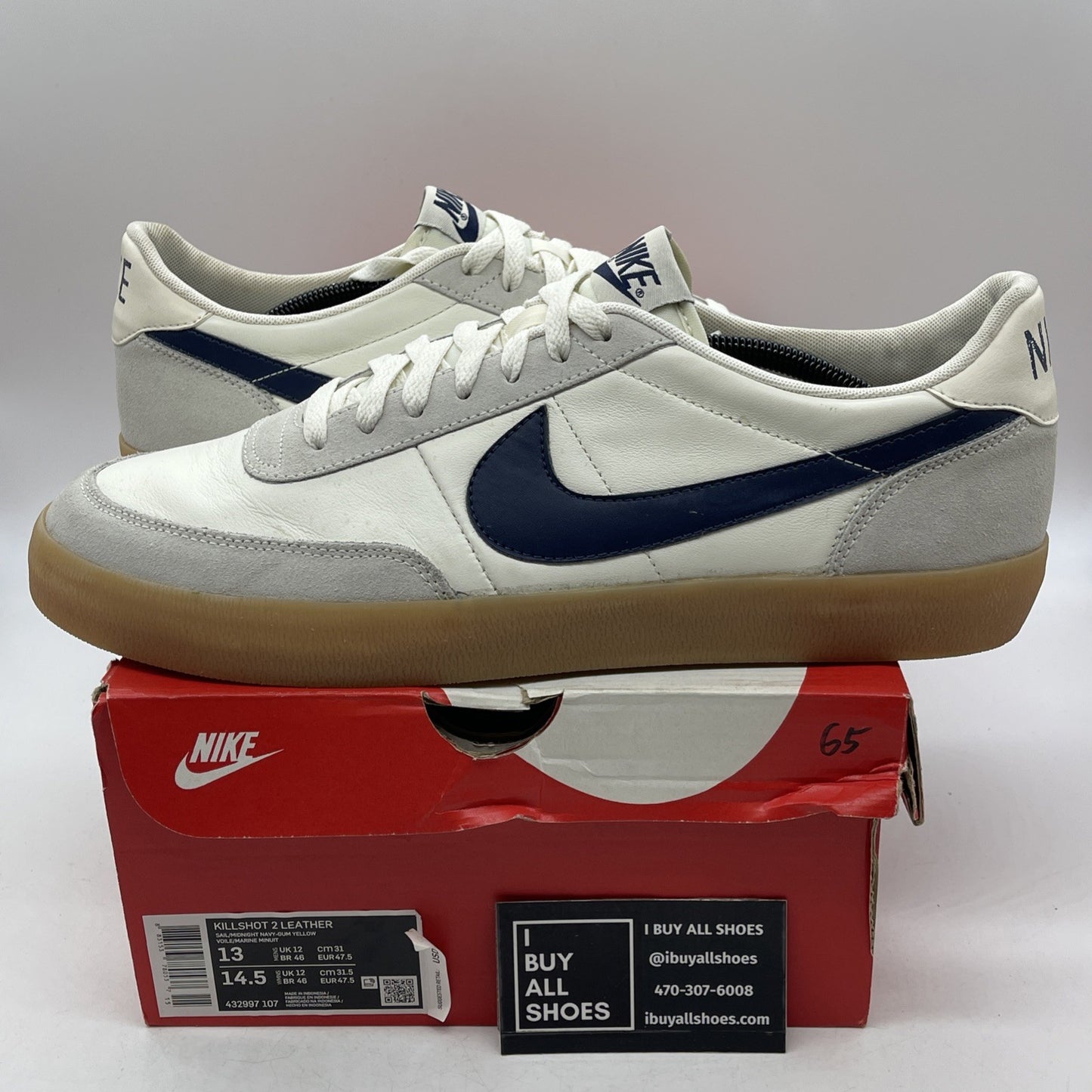 Size 13 - Nike Killshot 2 Midnight Navy 2017 (432997-107)