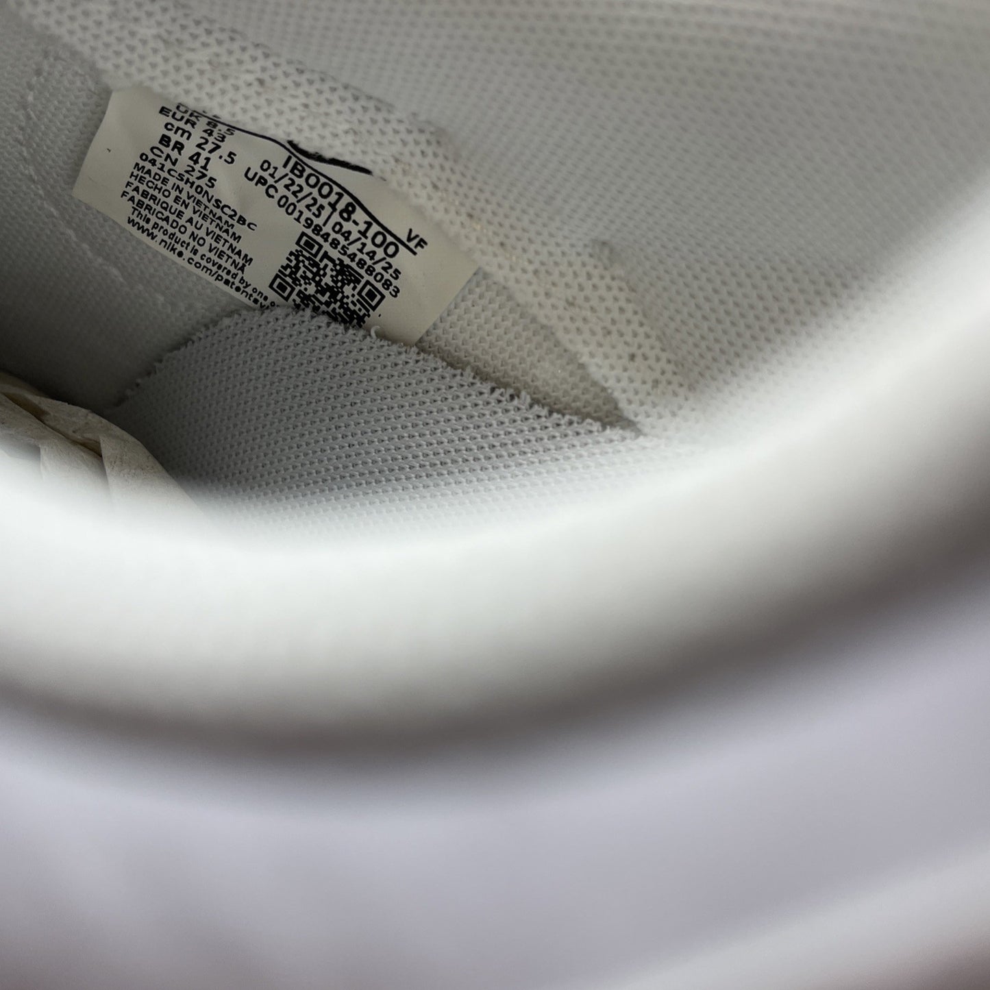 Size 9.5 - Nike Kobe Bryant x Air Force 1 Low Forever White (IB0018-100)