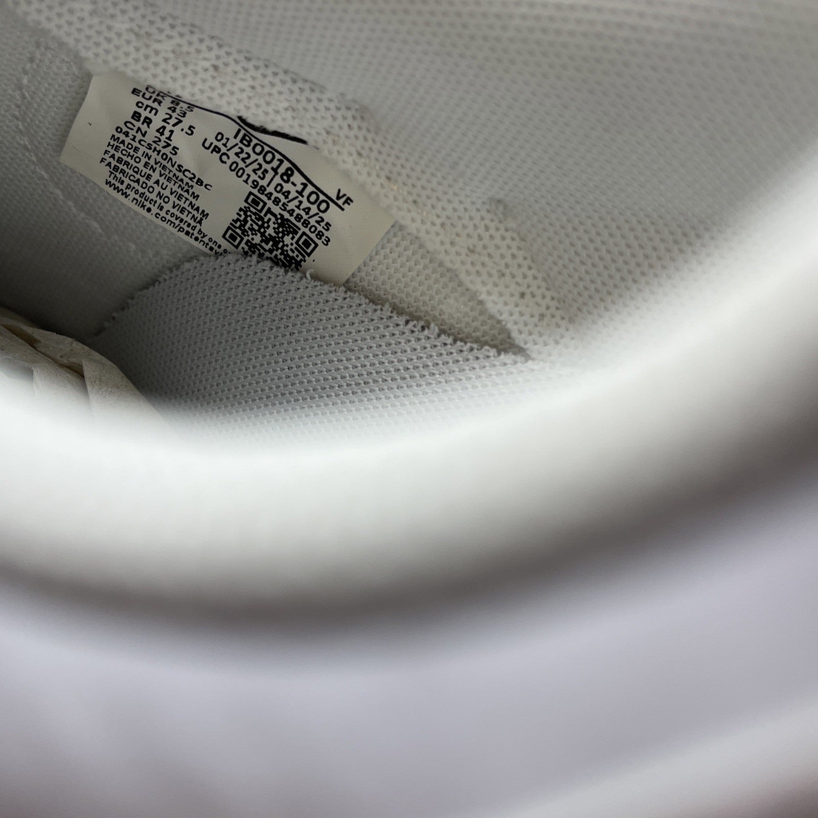 Size 9.5 - Nike Kobe Bryant x Air Force 1 Low Forever White (IB0018-100)