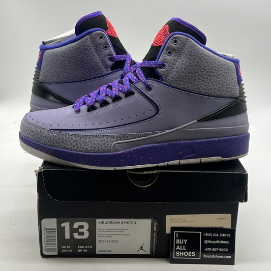 Size 13 - Air Jordan 2 Retro Iron Purple (385475-553)