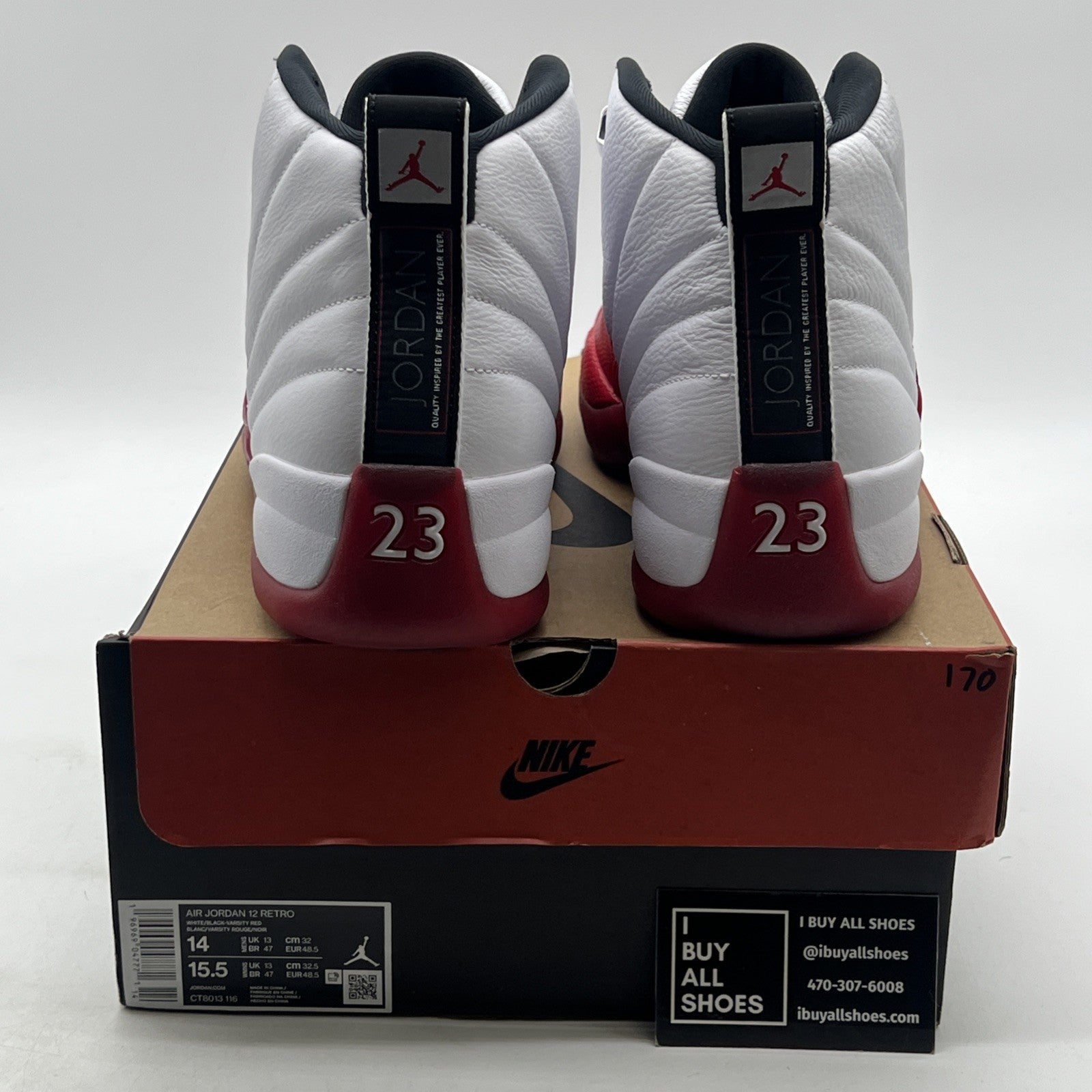 Size 14 - Air Jordan 12 Retro 2023 Mid Cherry (CT8013-116)