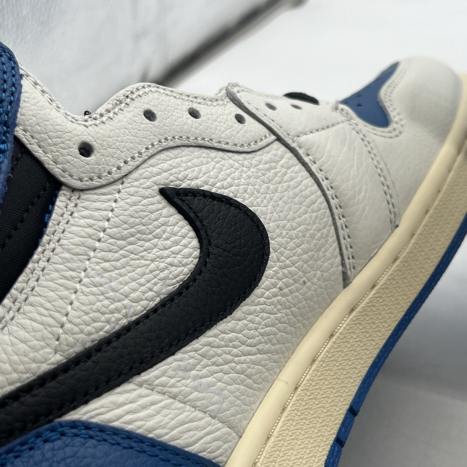 Size 12 - Air Jordan 1 Retro x Fragment Design x Travis Scott High Blue