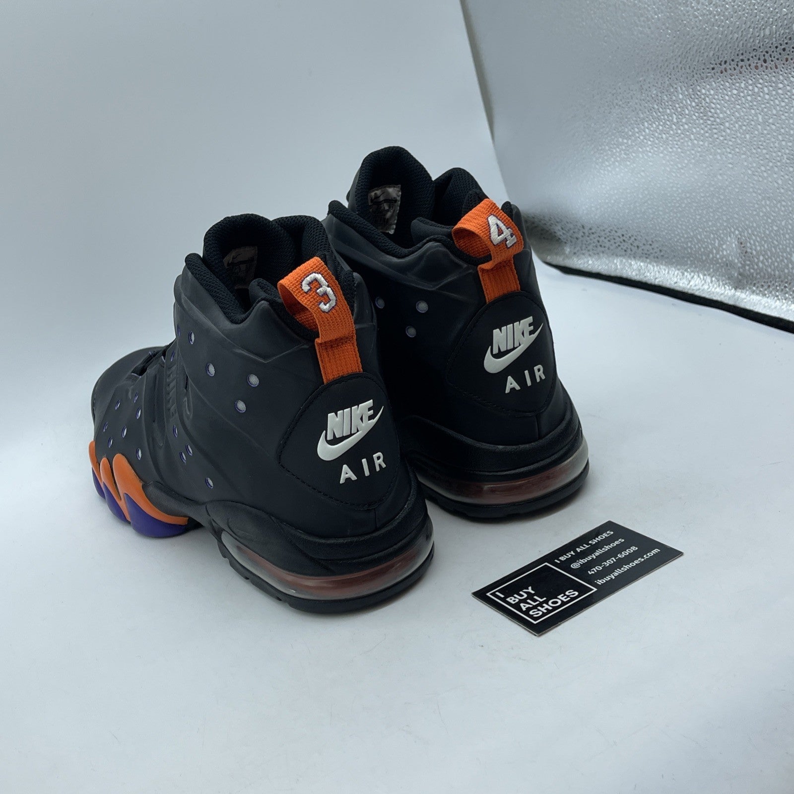 Size 13 - Nike Air Max Barkley Hyperfuse Black Suede Leather (488119-085)