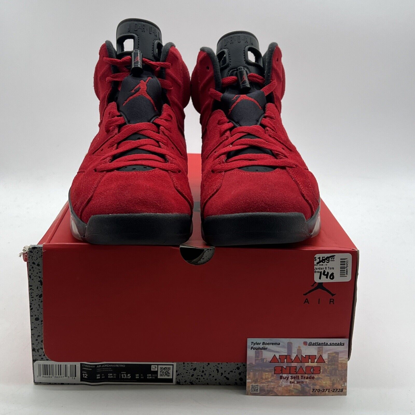 Size 12 - Air Jordan 6 Retro Toro Bravo (CT8529-600)