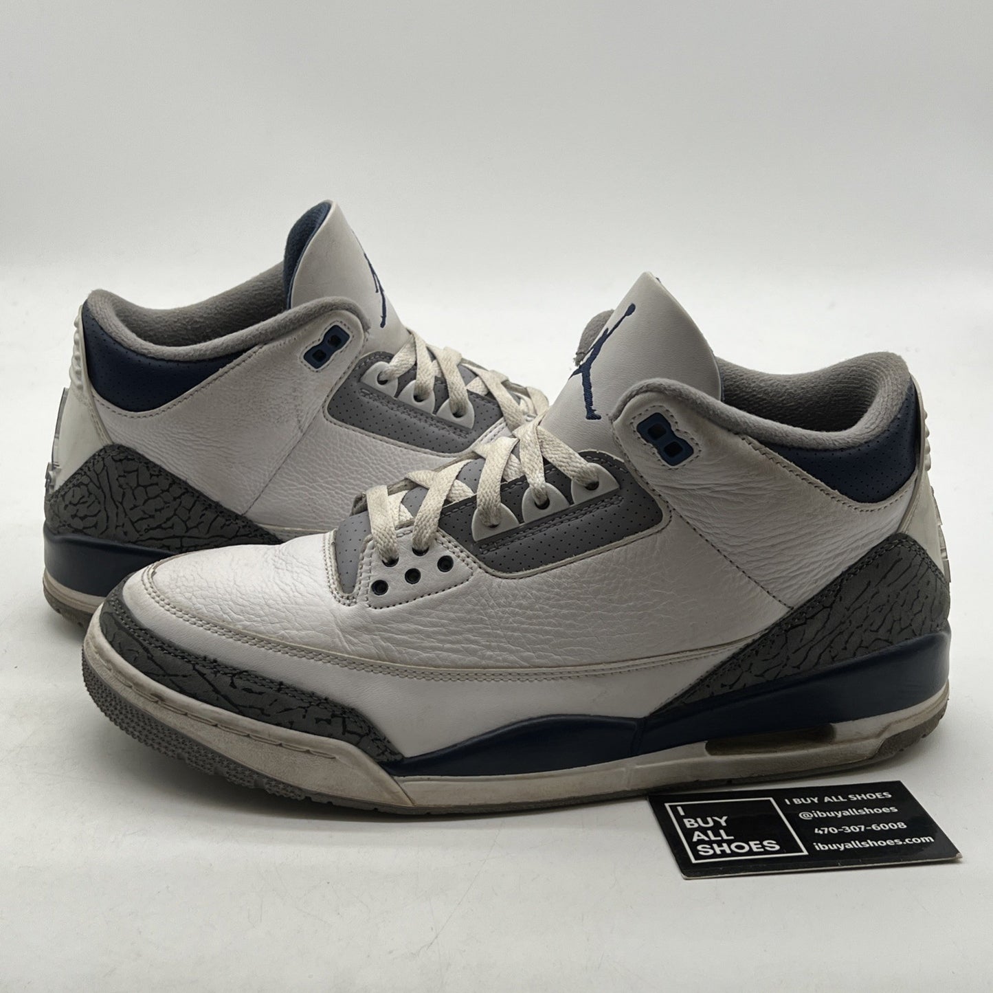 Size 11.5 - Air Jordan 3 Retro Midnight Navy (CT8532-140)