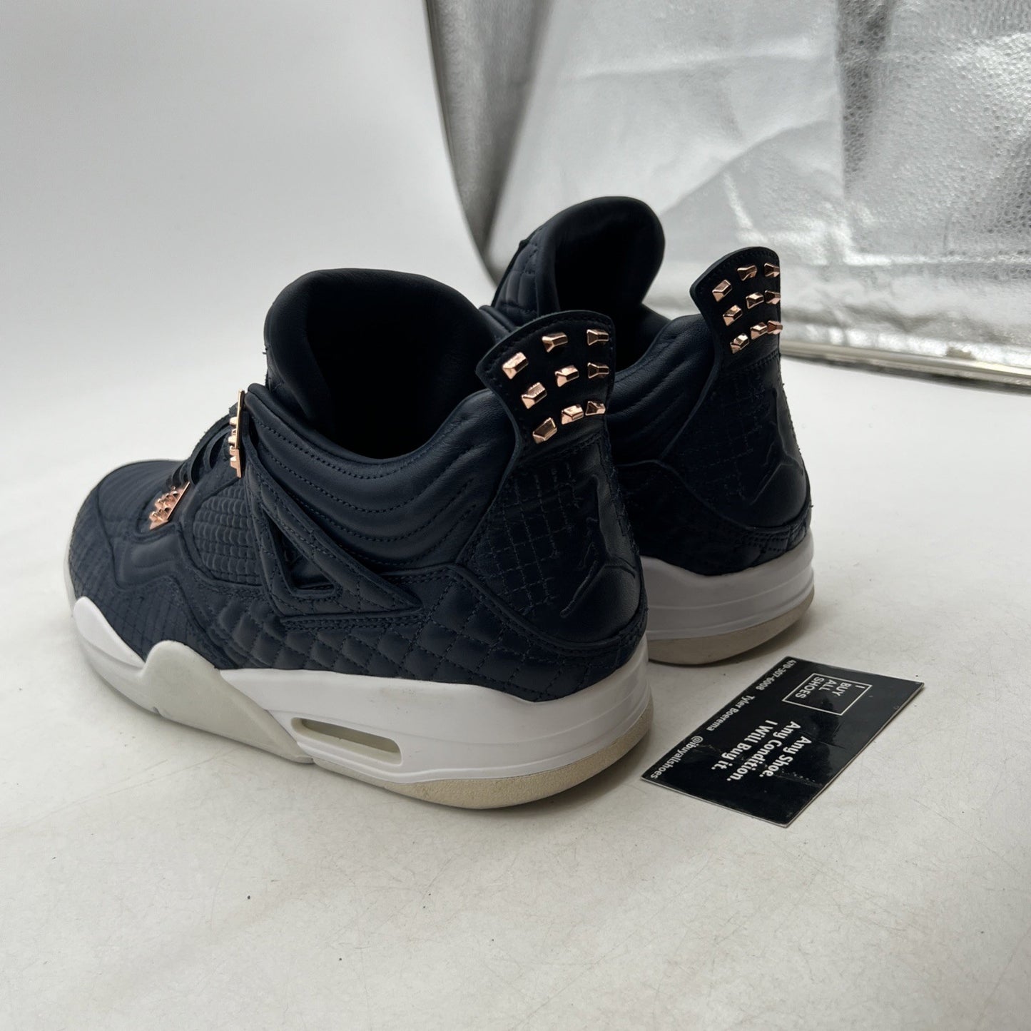 Size 11 - Air Jordan 4 Retro Premium Obsidian (819139-402)
