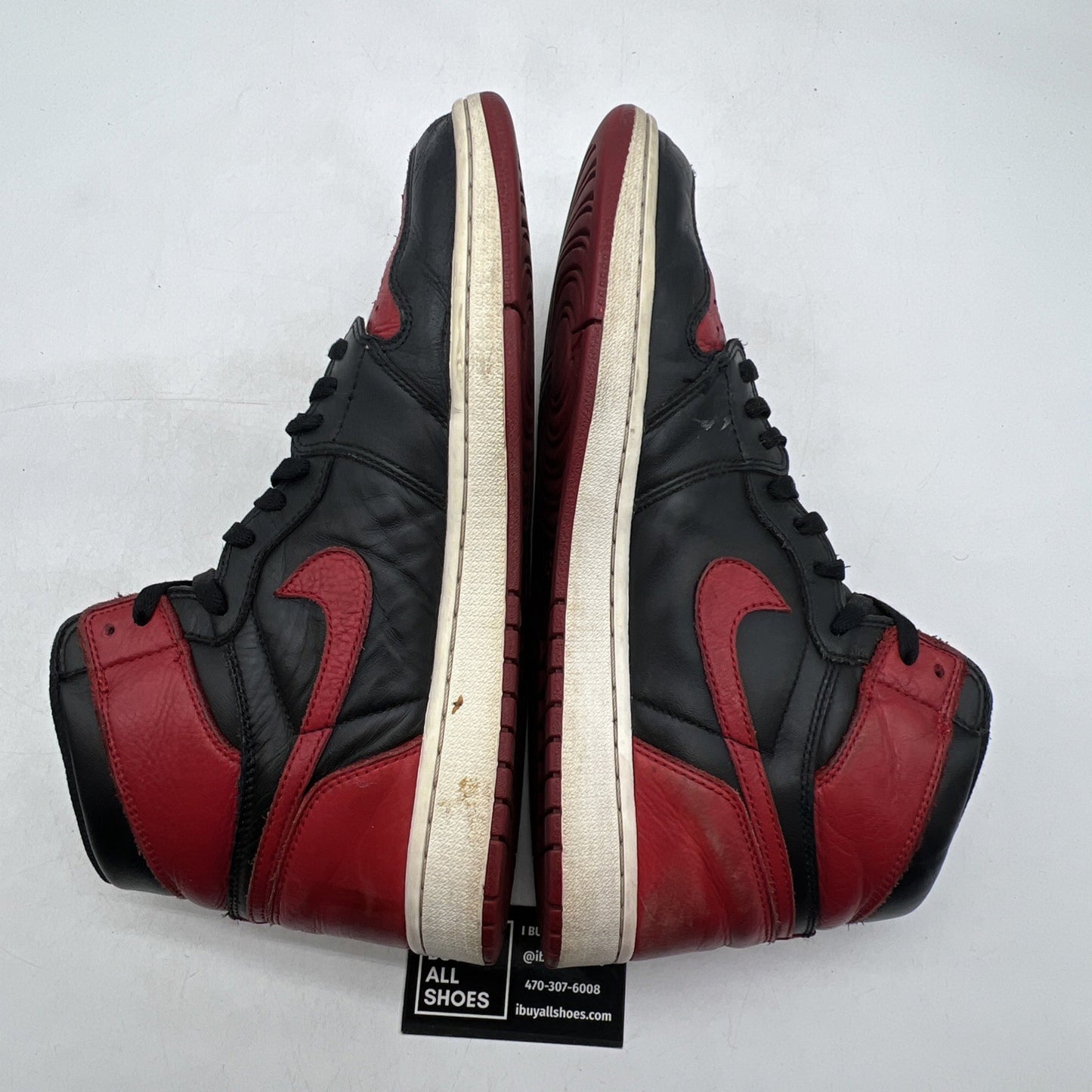 Size 12 - Air Jordan 1 Retro OG High Banned, Bred (555088-001)