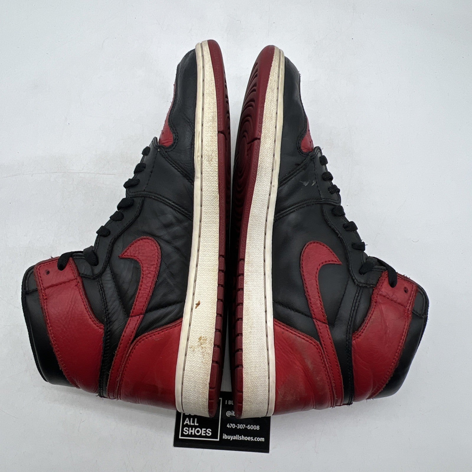 Size 12 - Air Jordan 1 Retro OG High Banned, Bred (555088-001)