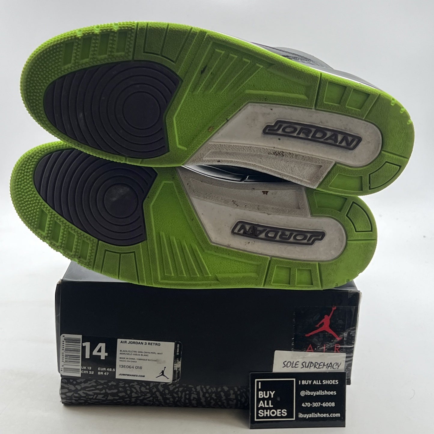 Size 14 - Air Jordan 3 Retro Joker (136064-018)