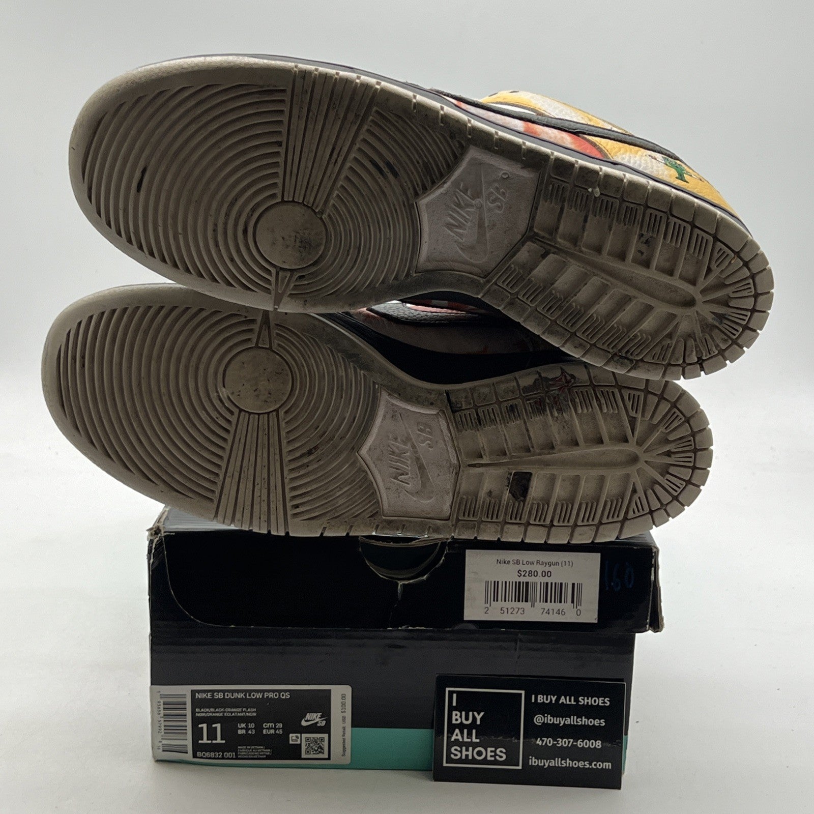 Size 11 - Nike Dunk SB Low Tie-Dye Raygun - Black (BQ6832-001)