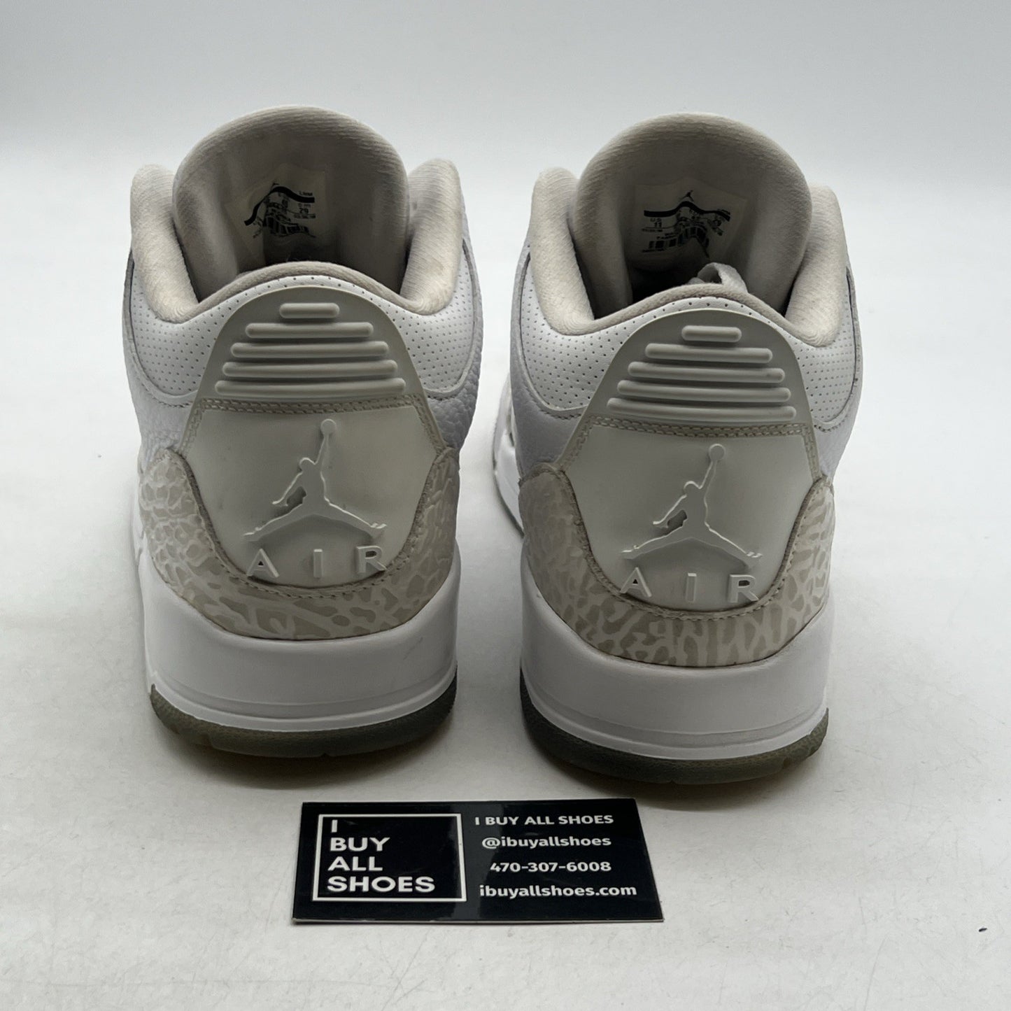 Size 11 - Air Jordan 3 Retro Triple White (136064-111)