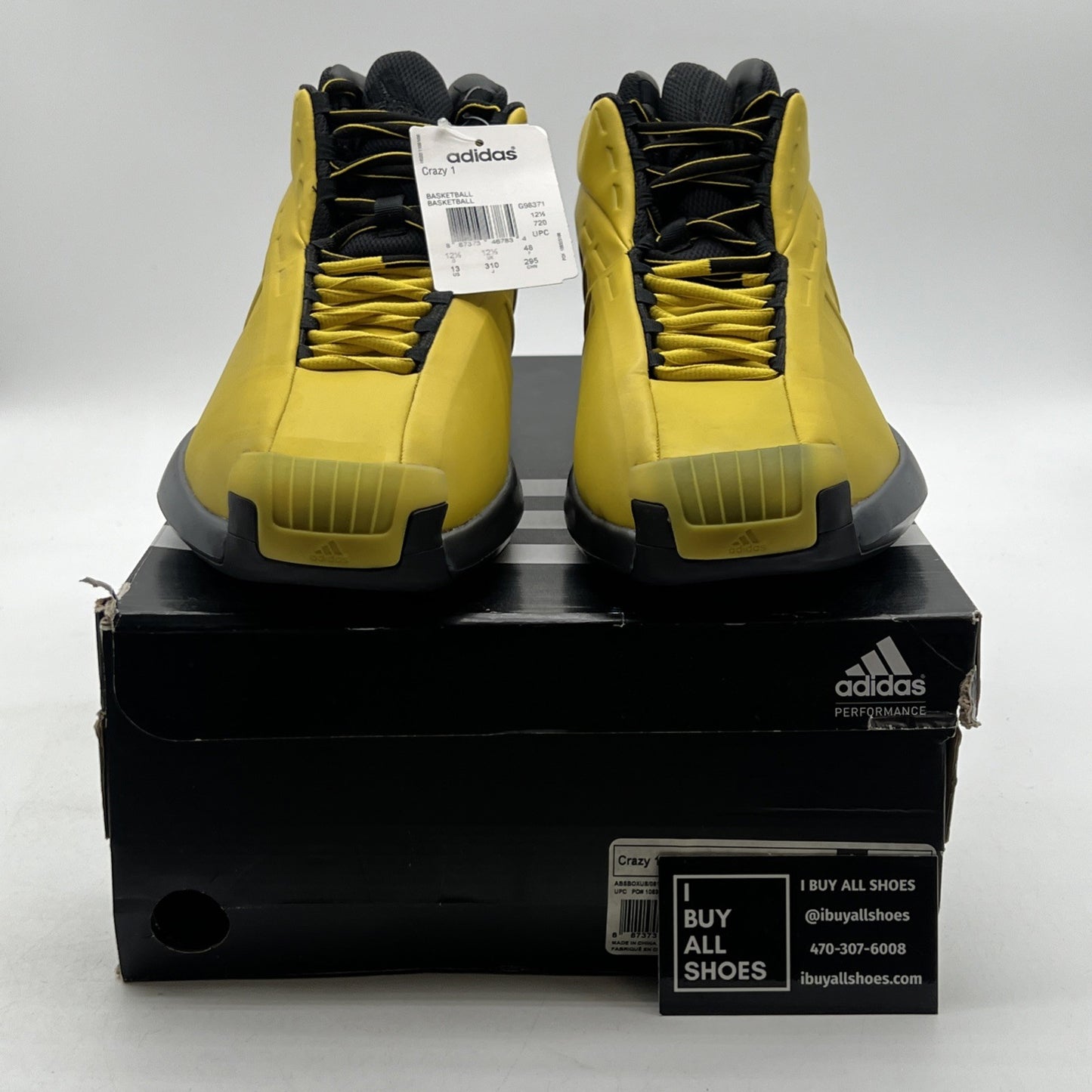 Size 13 - adidas Crazy 1 2013 Sunshine (G98371)