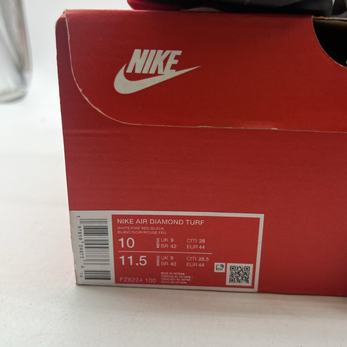Size 10 - Nike Air Diamond Turf 2025 49ers (FZ8224-100)
