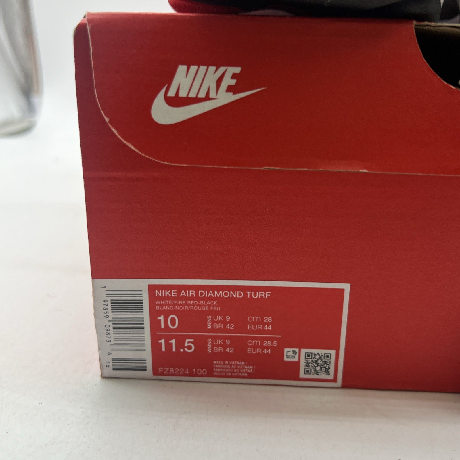 Size 10 - Nike Air Diamond Turf 2025 49ers (FZ8224-100)