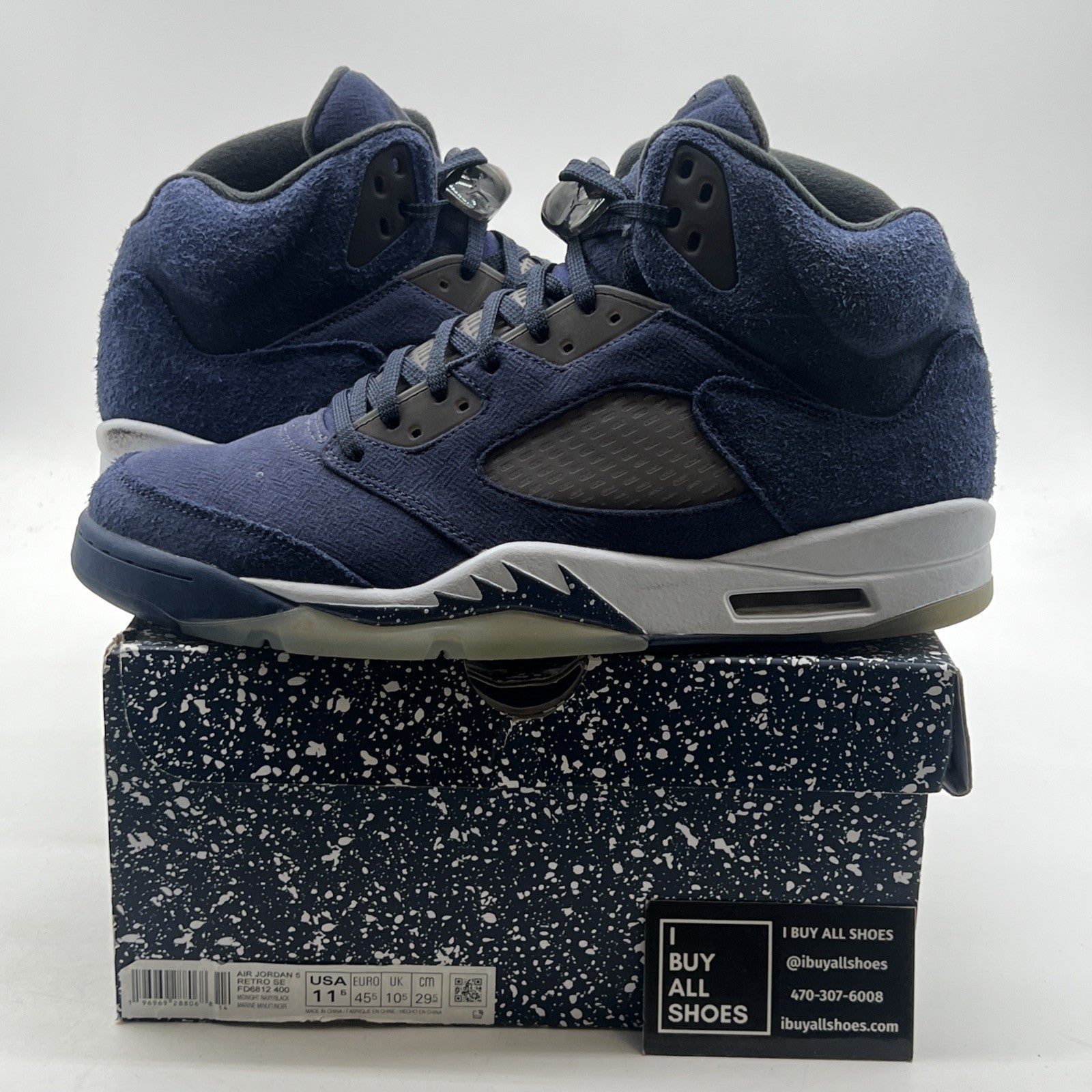 Size 11.5 - Air Jordan 5 Retro SE Midnight Navy (FD6812-400)