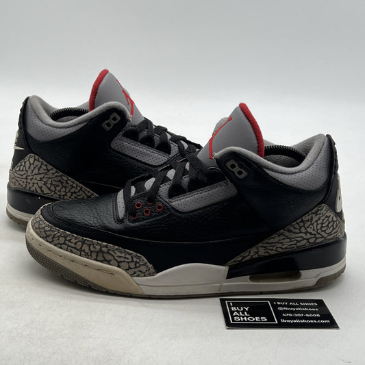 Size 9 - Air Jordan 3 Retro OG Mid Black Cement (854262-001)