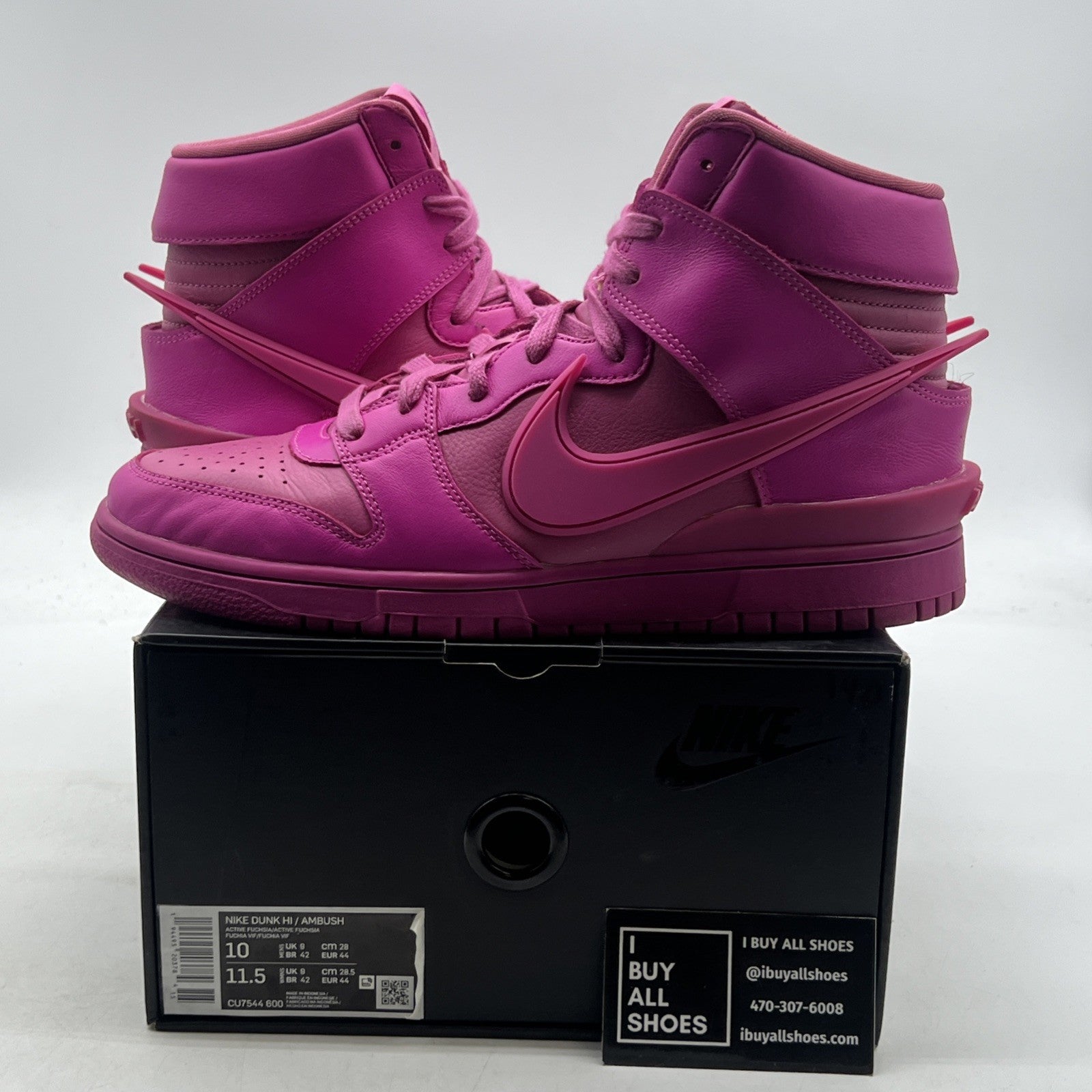 Size 10 - Nike AMBUSH x Dunk High Pink (CU7544-600)