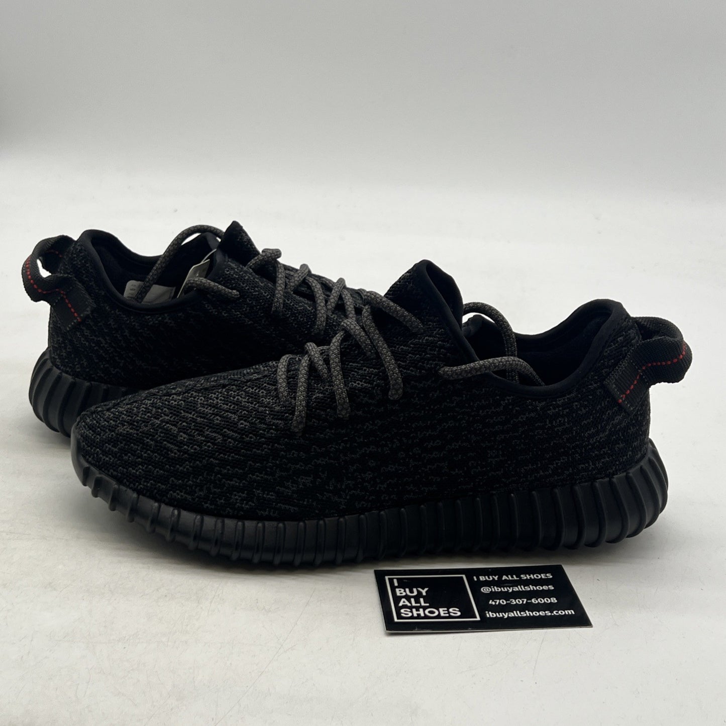 Size 9 - Adidas Yeezy Boost 350 2016 Pirate Black (BB5350)