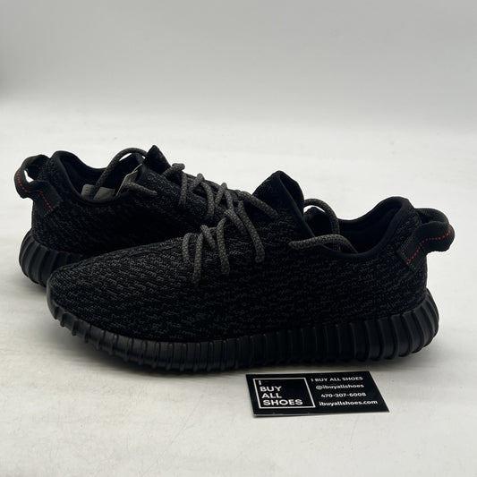 Size 9 - Adidas Yeezy Boost 350 2016 Pirate Black (BB5350)