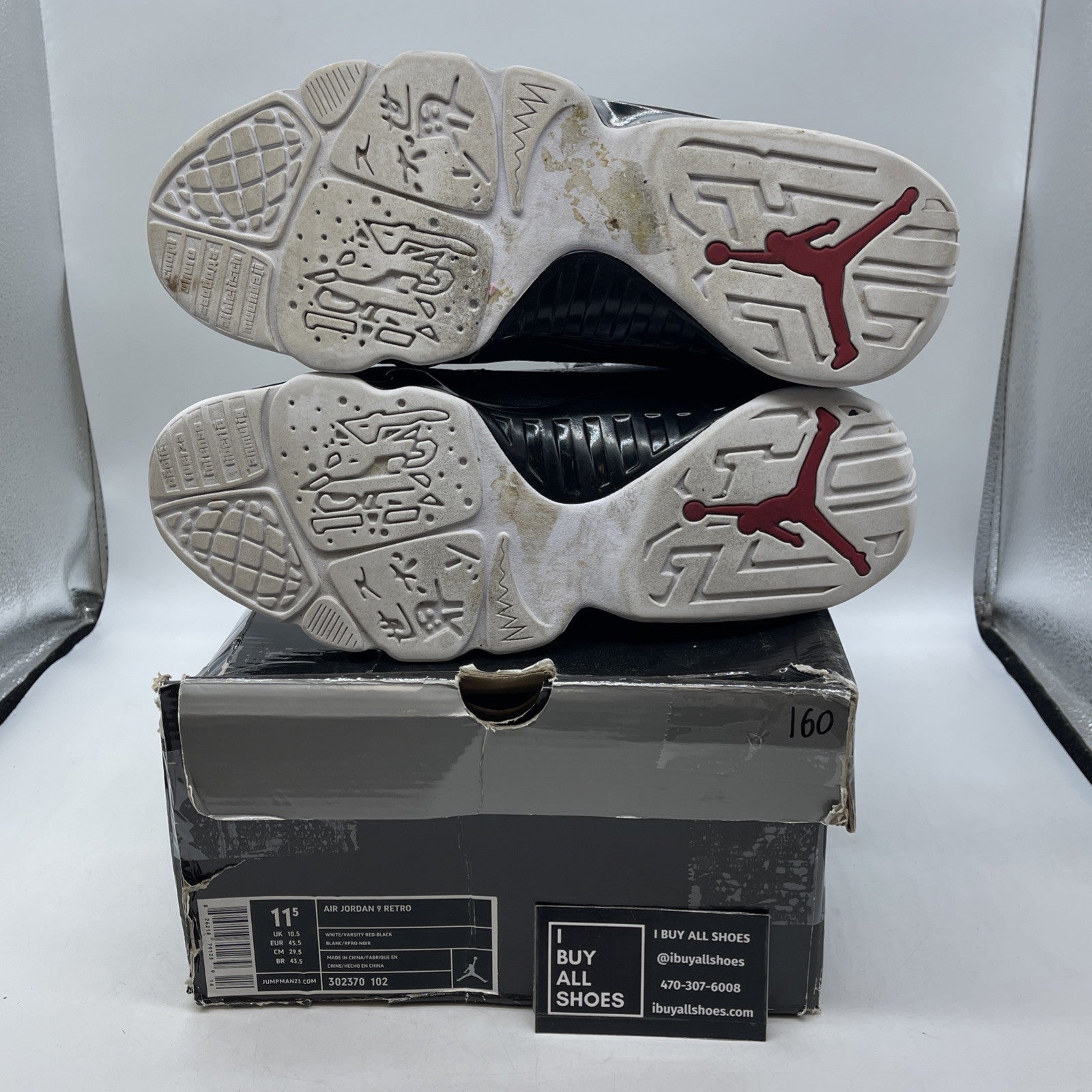 Size 11.5 - Air Jordan 9 Retro 2010 Release (302370-102)