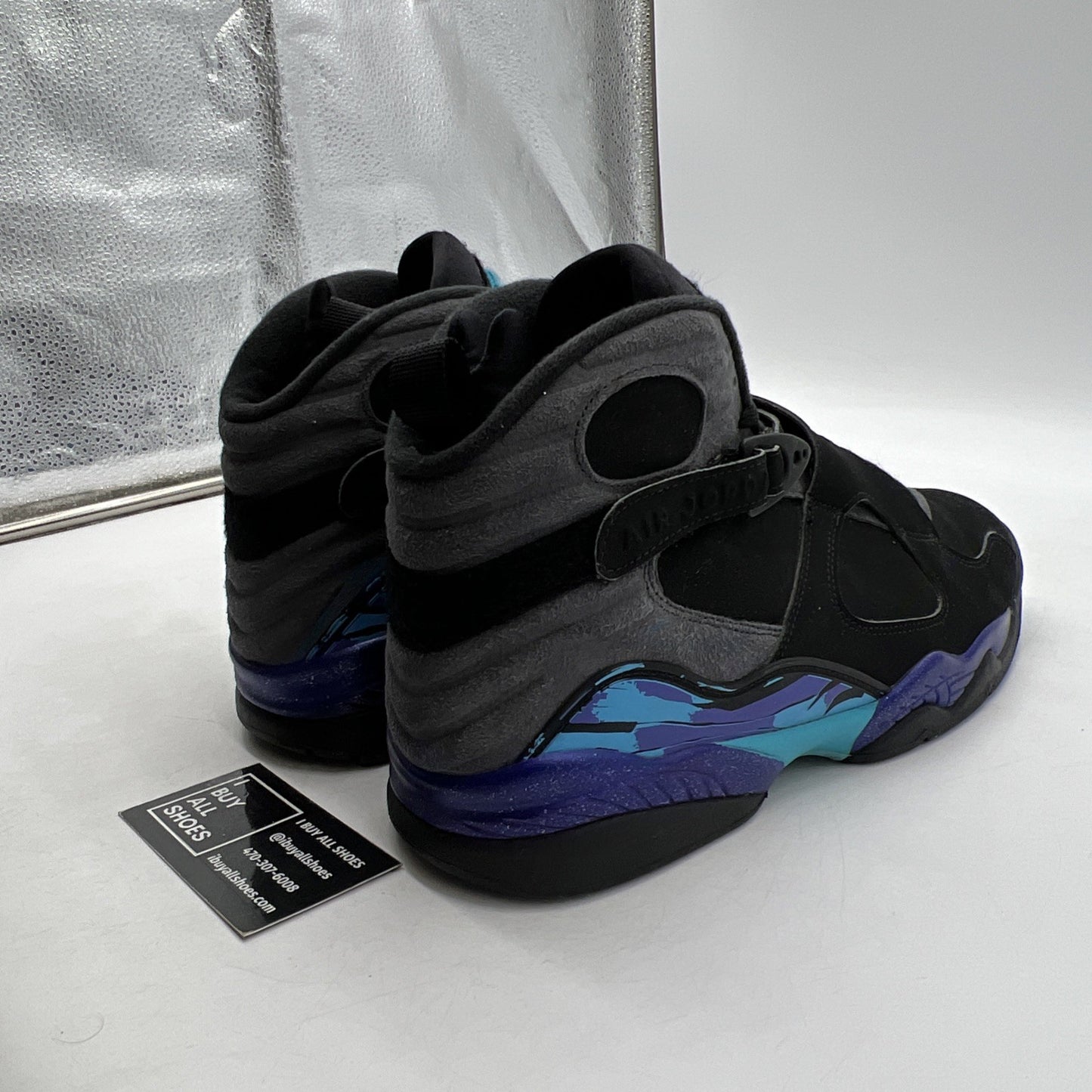 Size 11 - Air Jordan 8 Retro Aqua 2015 (305381-025)