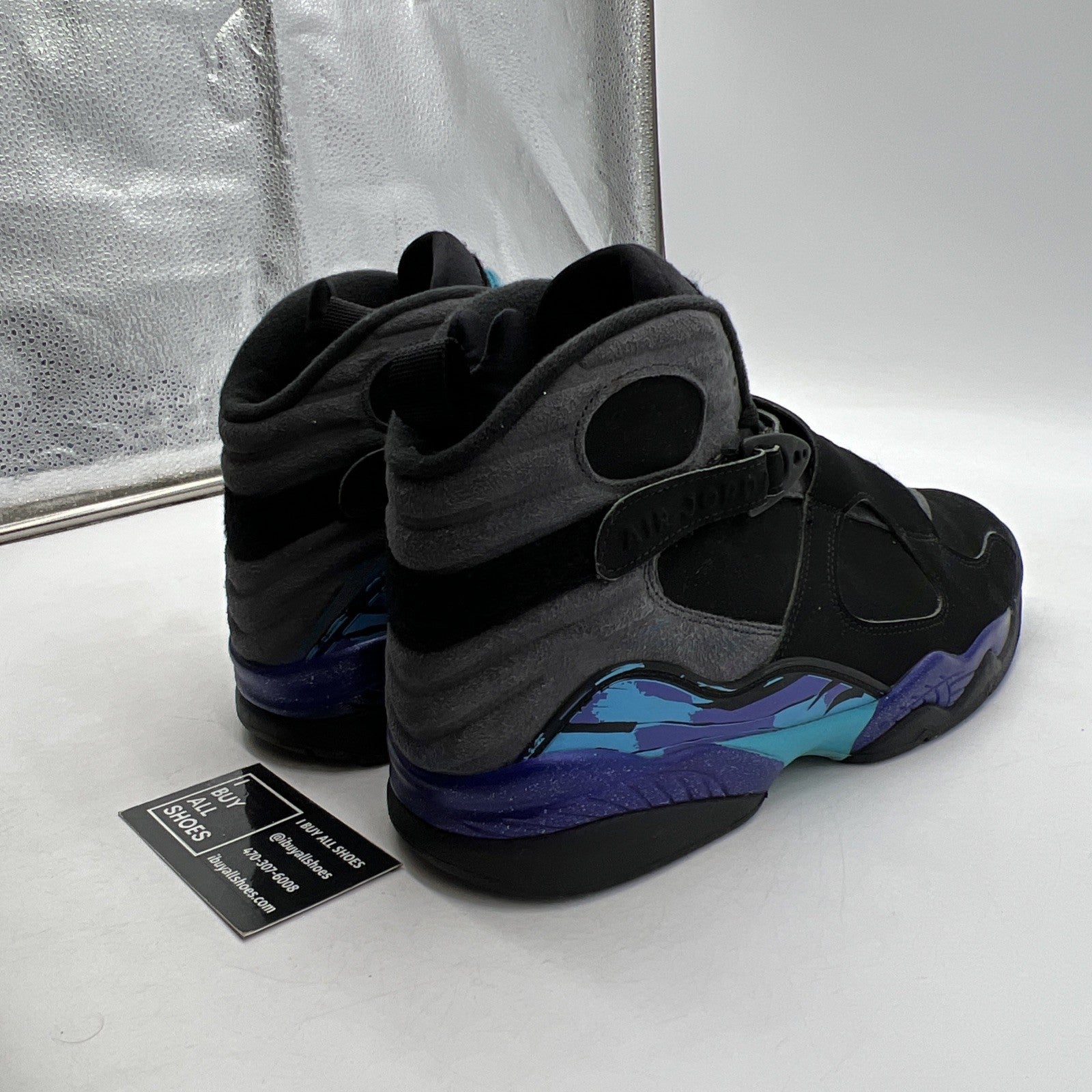 Size 11 - Air Jordan 8 Retro Aqua 2015 (305381-025)