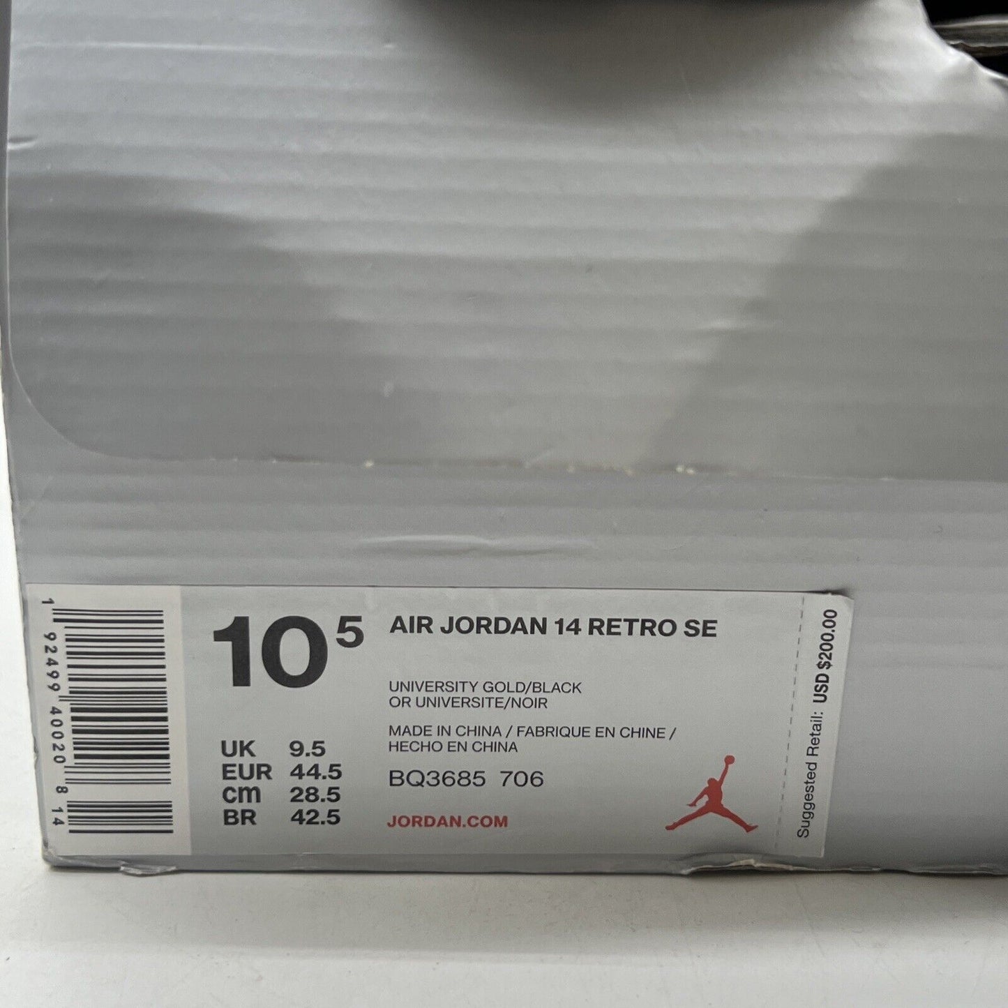 Size 10.5 - Air Jordan 14 Retro Reverse Ferrari (BQ3685-706)