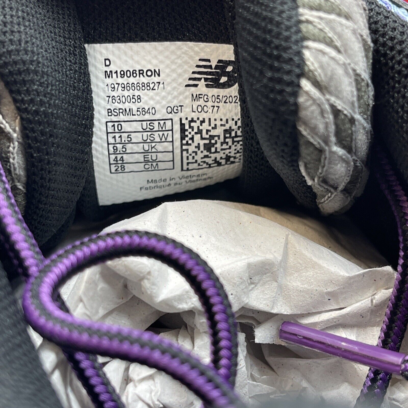 Size 10 - New Balance Action Bronson x 1906R Medusa Azul Purple (M1906RON)