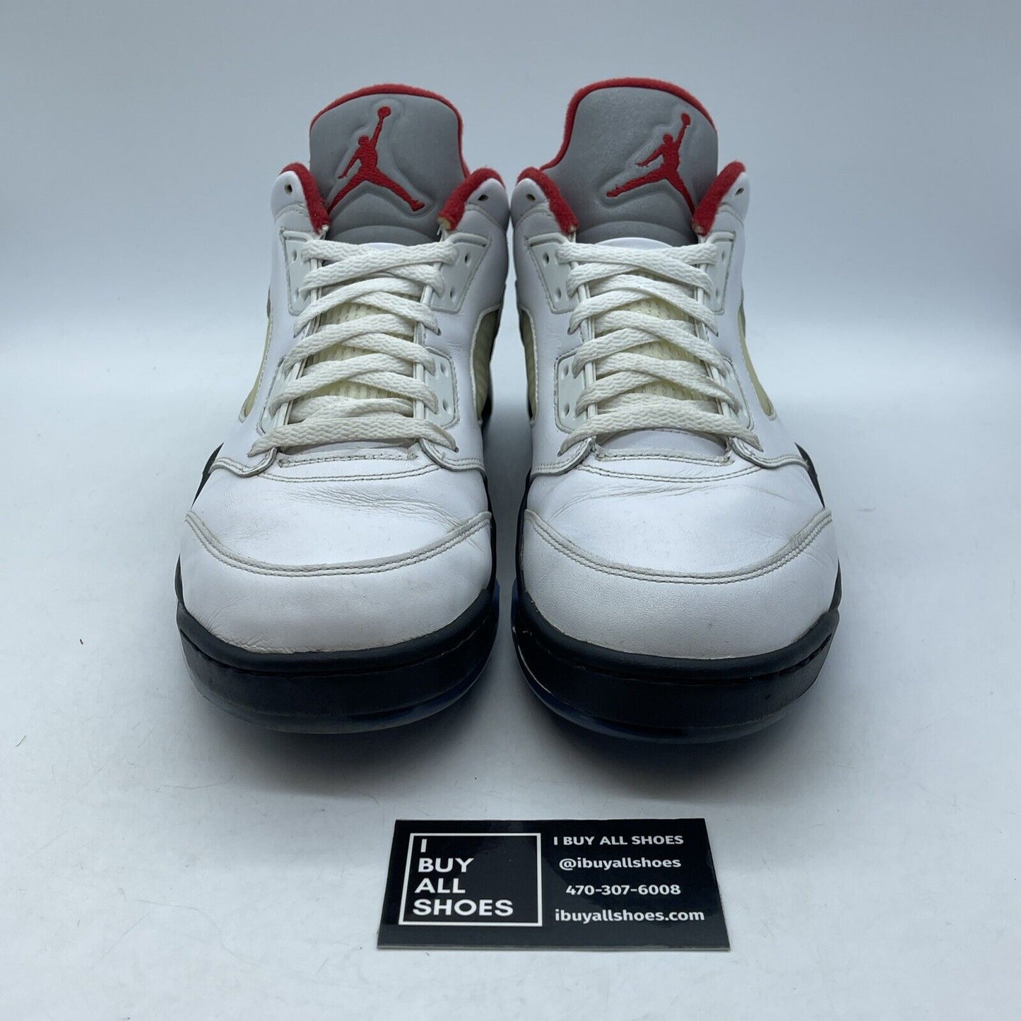 Size 11.5 - Air Jordan 5 Golf Low Fire Red White Black Suede Leather (CU4523-100