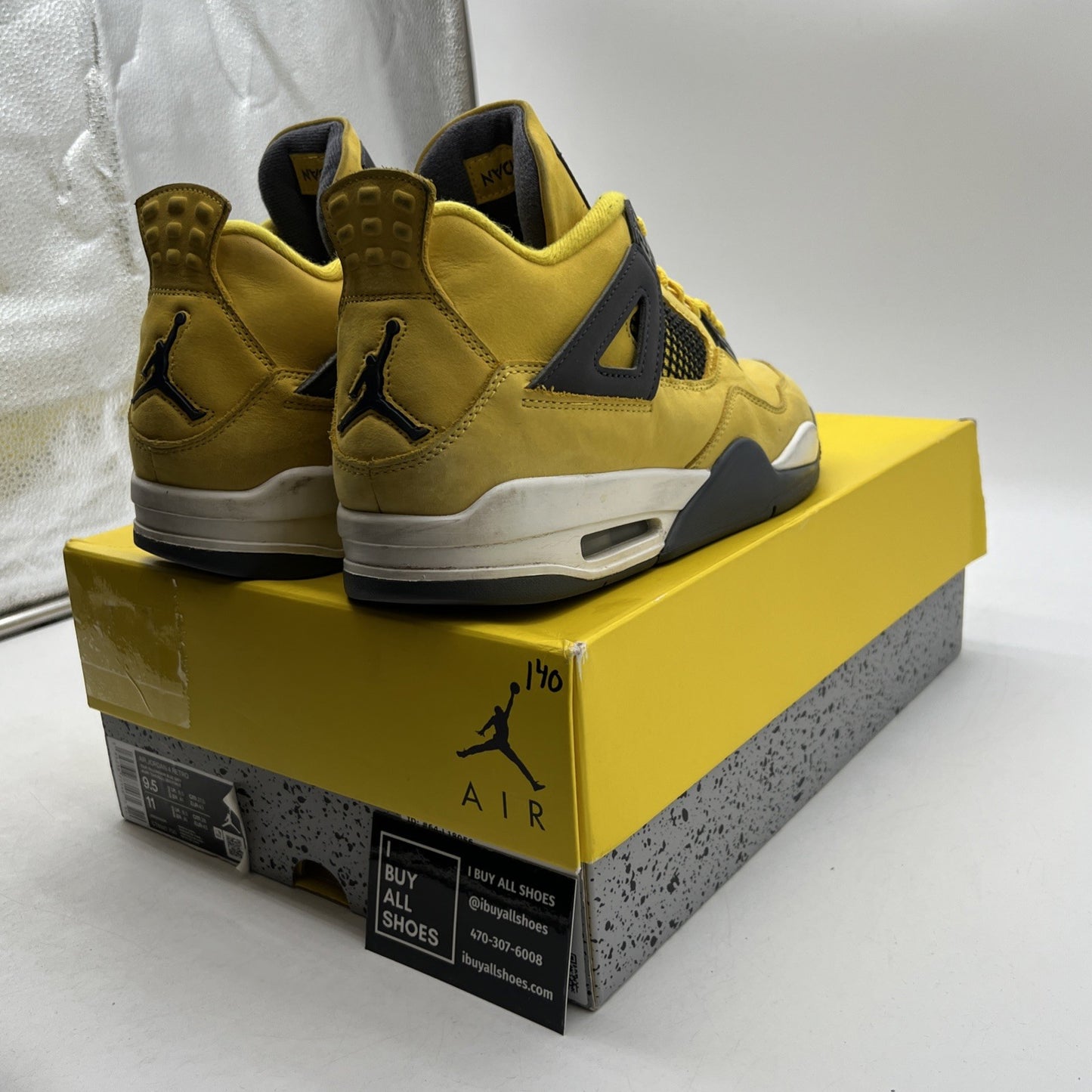 Size 9.5 - Air Jordan 4 Retro Mid Lightning (CT8527-700)