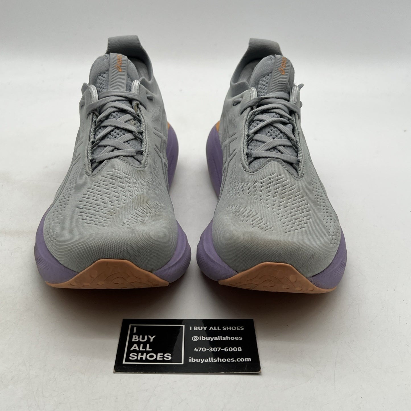 Size 11W - Asics Women's Gel-Nimbus 25 Piedmont Grey/Pure Silver (1012B356)