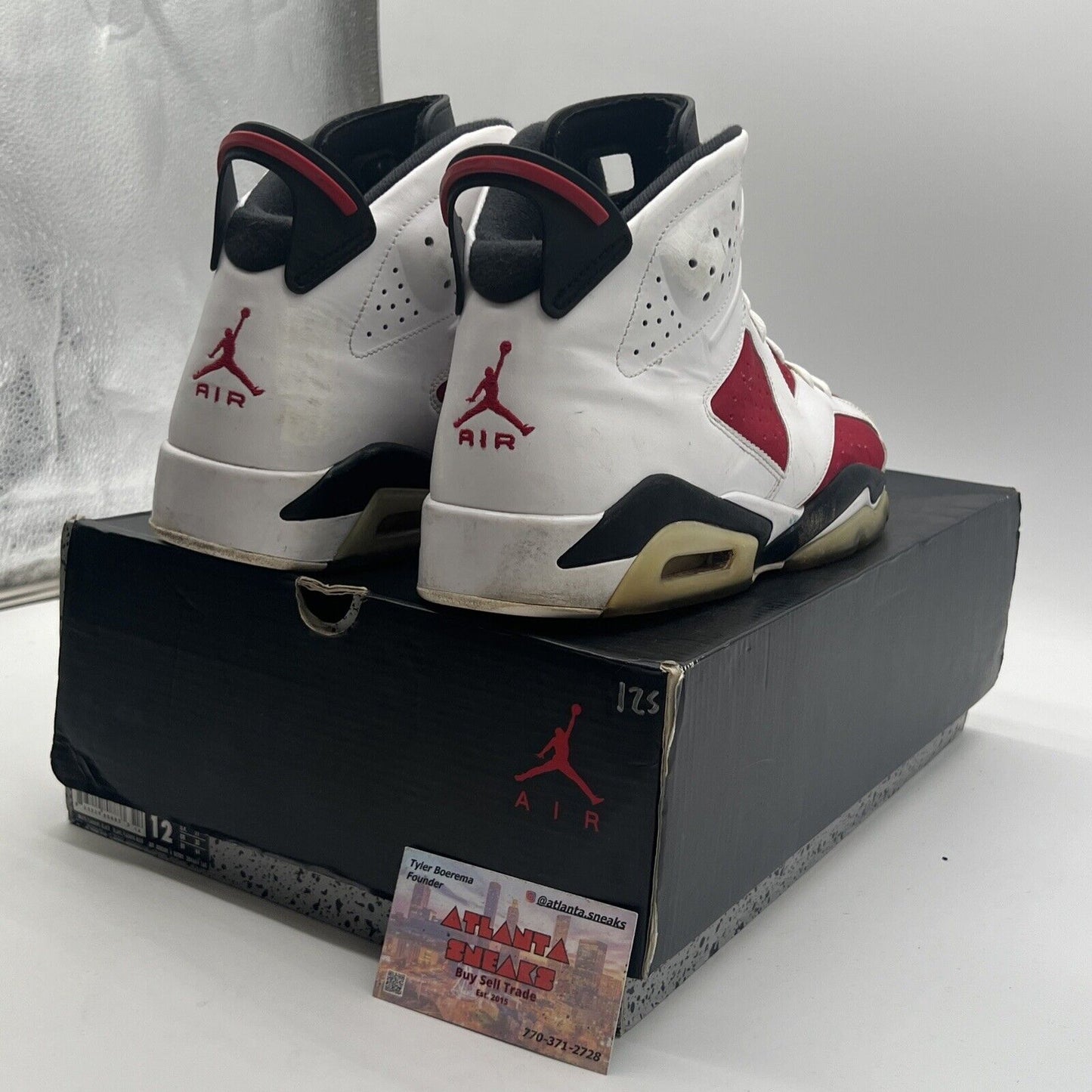 Size 12 - Air Jordan 6 Retro 2014 Carmine (384664-160)