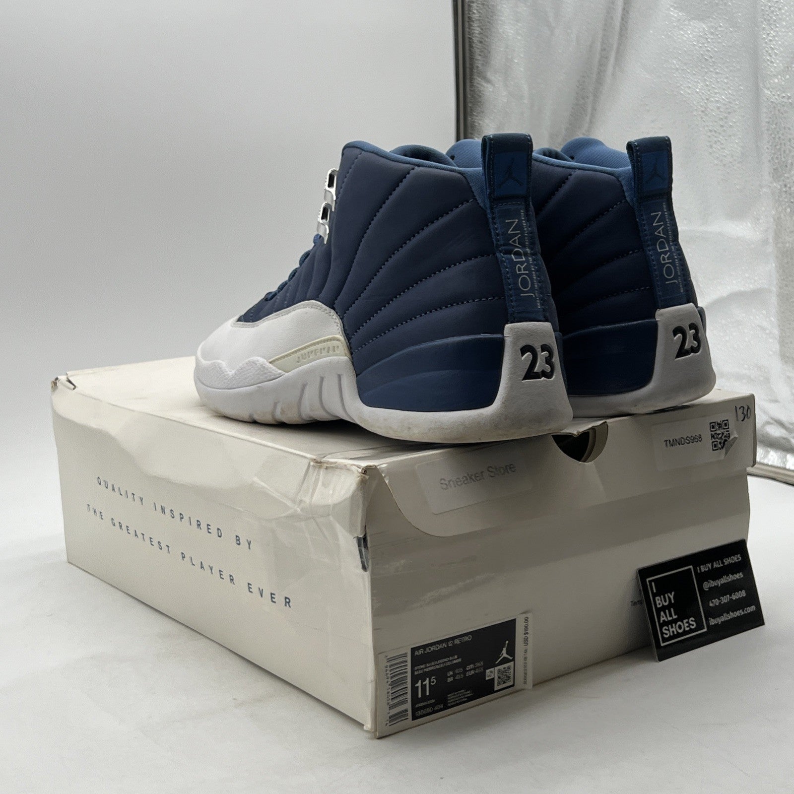 Size 11.5 - Air Jordan 12 Retro Indigo 2020 (130690-404)