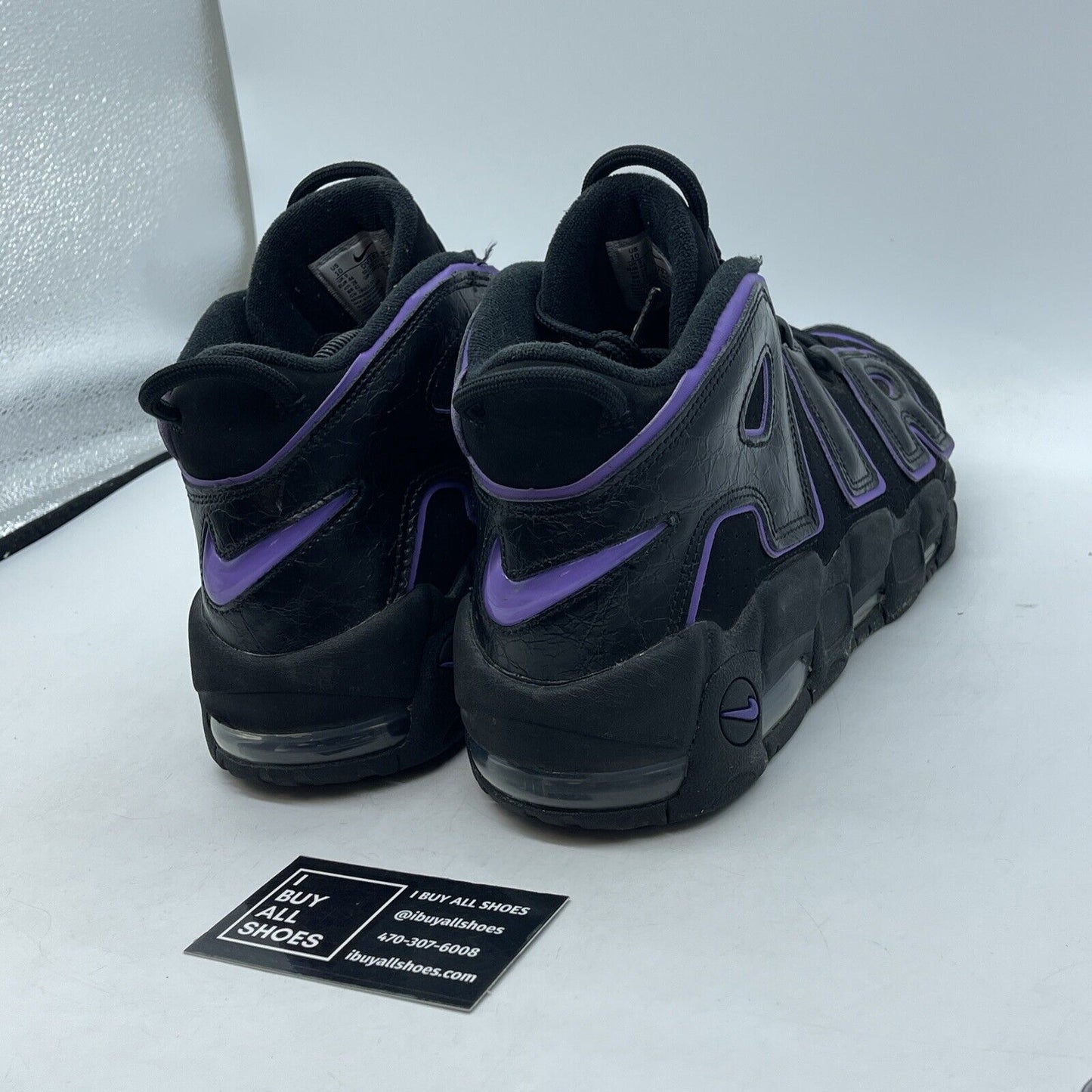 Size 10 - Nike Air More Uptempo '96 Black Action Grape Black Suede (DV1879-001)