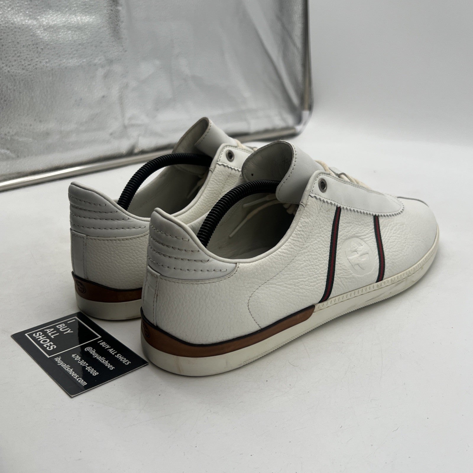 Size 10.5G - Gucci GG Logo White Men’s sneakers