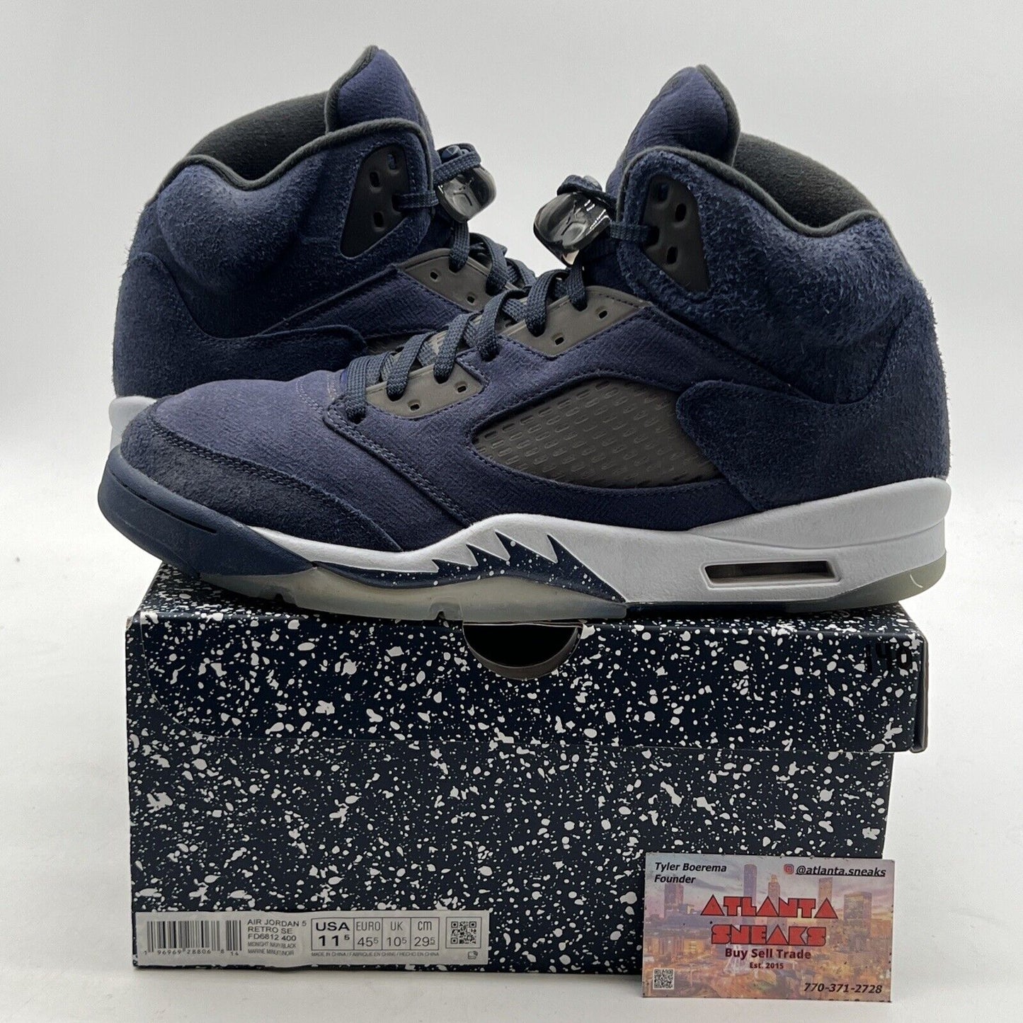 Size 11.5 - Air Jordan 5 Retro SE Midnight Navy (FD6812-400)