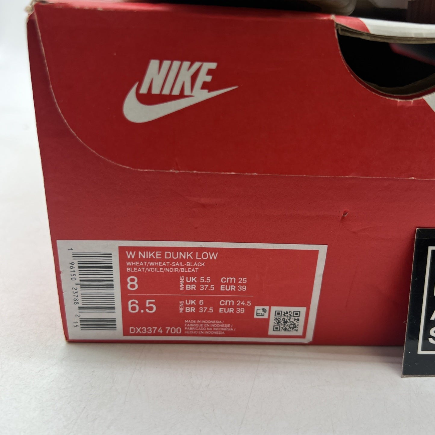 Size 8 - Nike Dunk Low Quilted Wheat W (DX3374-700)