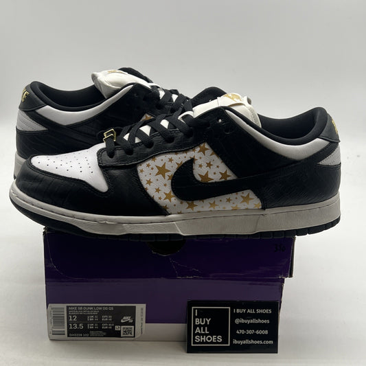 Size 12 - Nike SB Dunk Low Supreme Stars Black 2021 (DH3228-102)