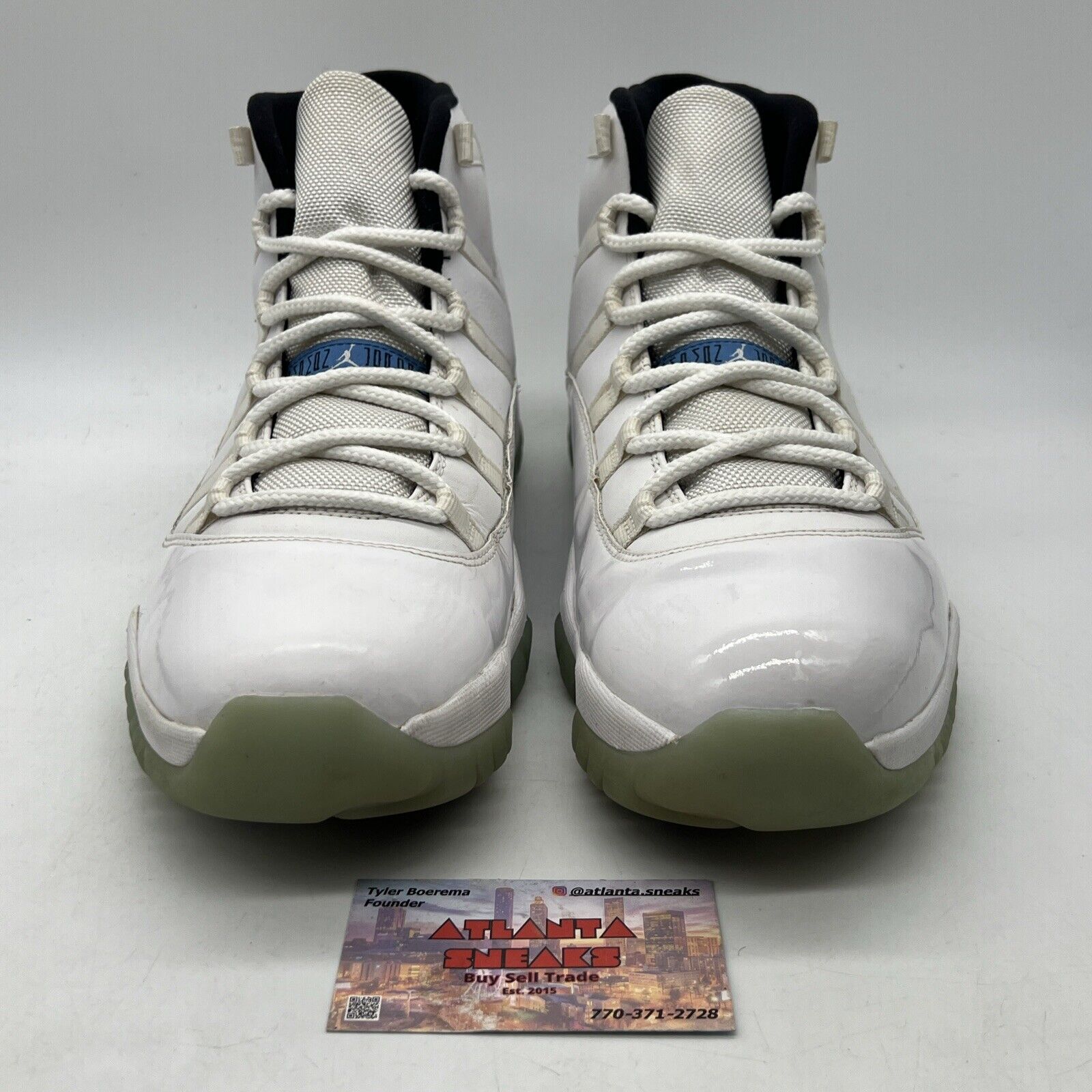 Size 13 - Jordan 11 Retro High Legend Blue White Leather (378037-117)