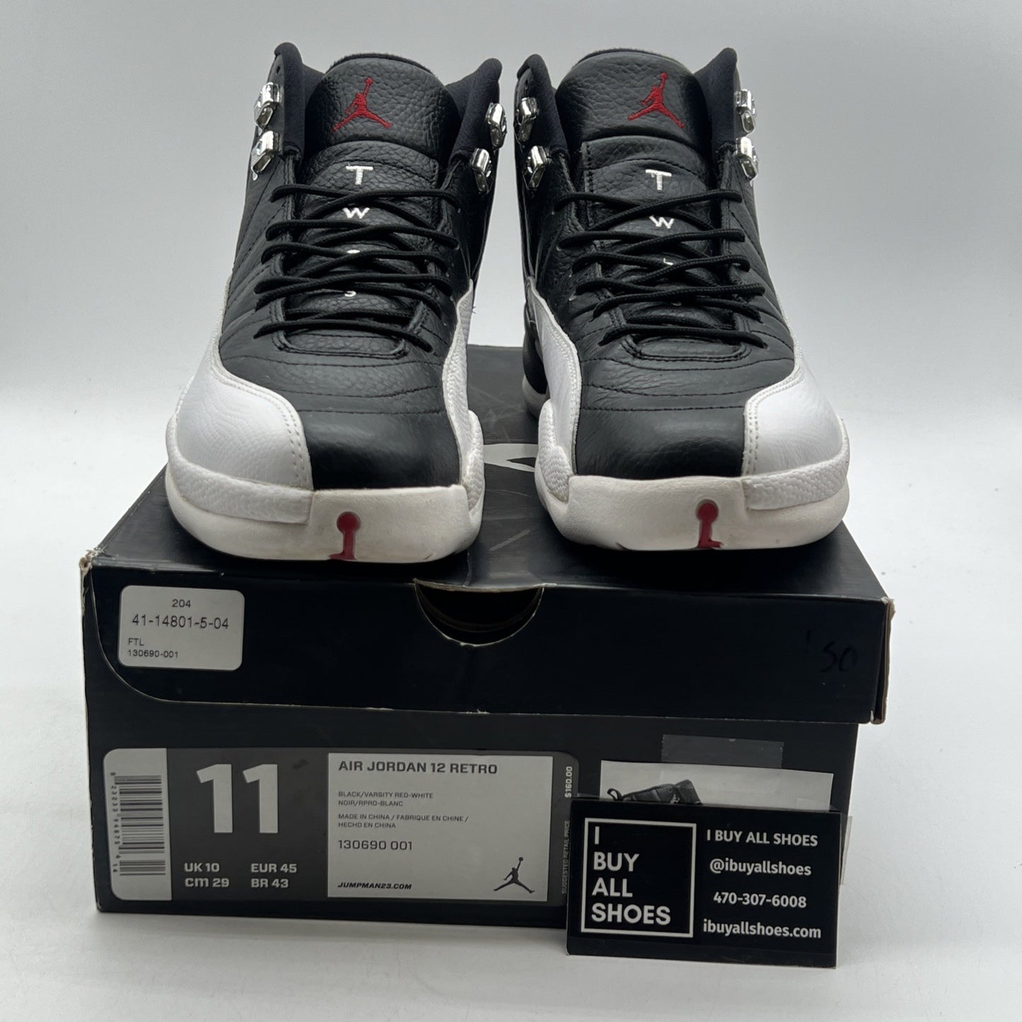 Size 11 - Air Jordan 12 Retro 2012 Playoff (130690-001)