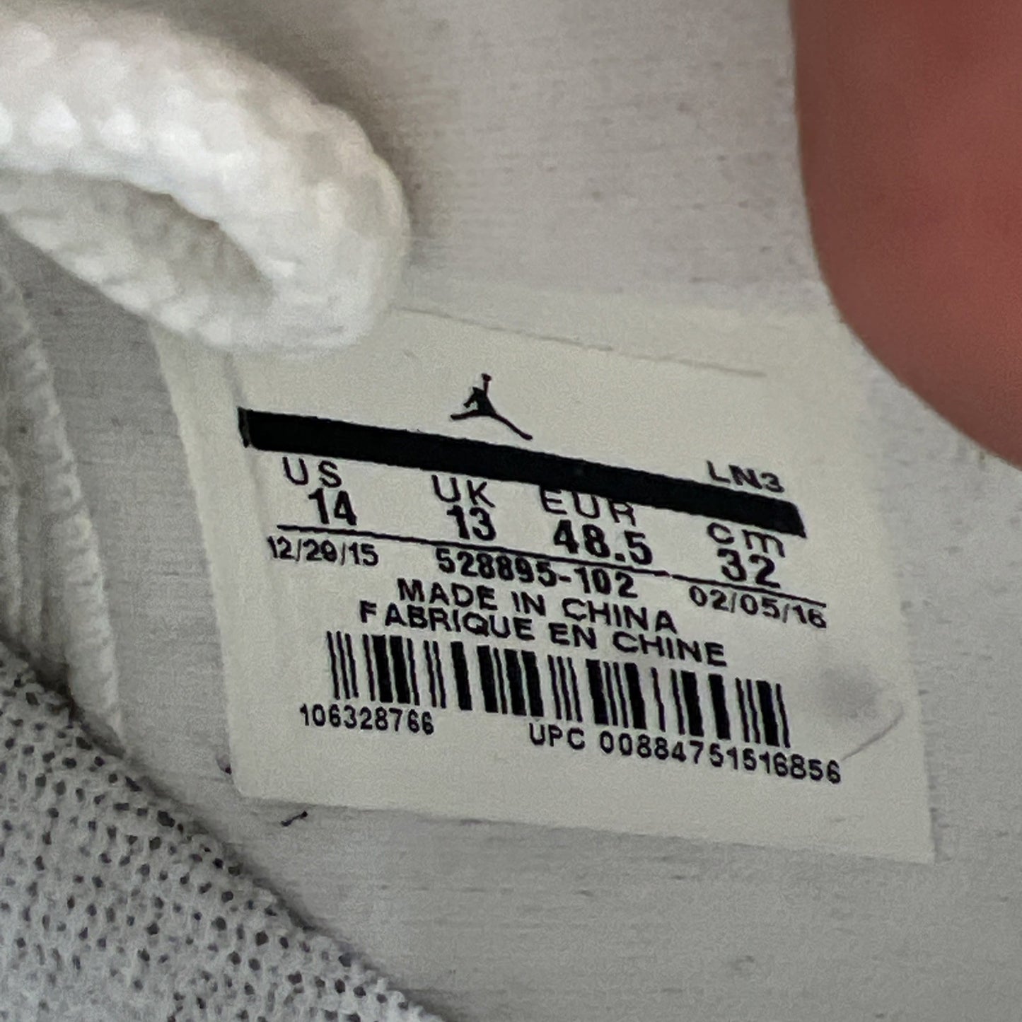 Size 14 - Air Jordan 11 Retro 2016 Low Cherry (528895-102)