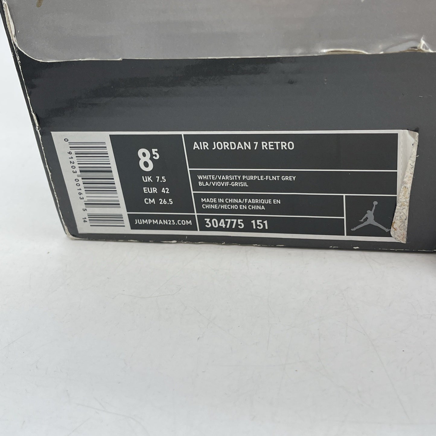 Size 8.5 - Air Jordan 7 Retro Flint (304775-151)