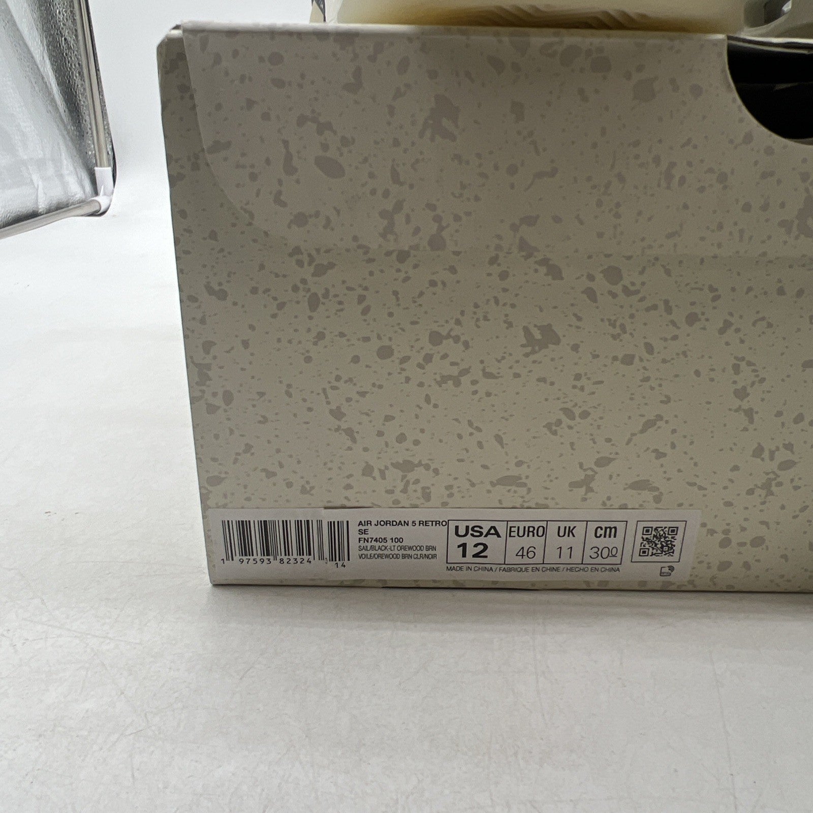 Size 12 - Air Jordan 5 Retro SE Sail (FN7405-100)